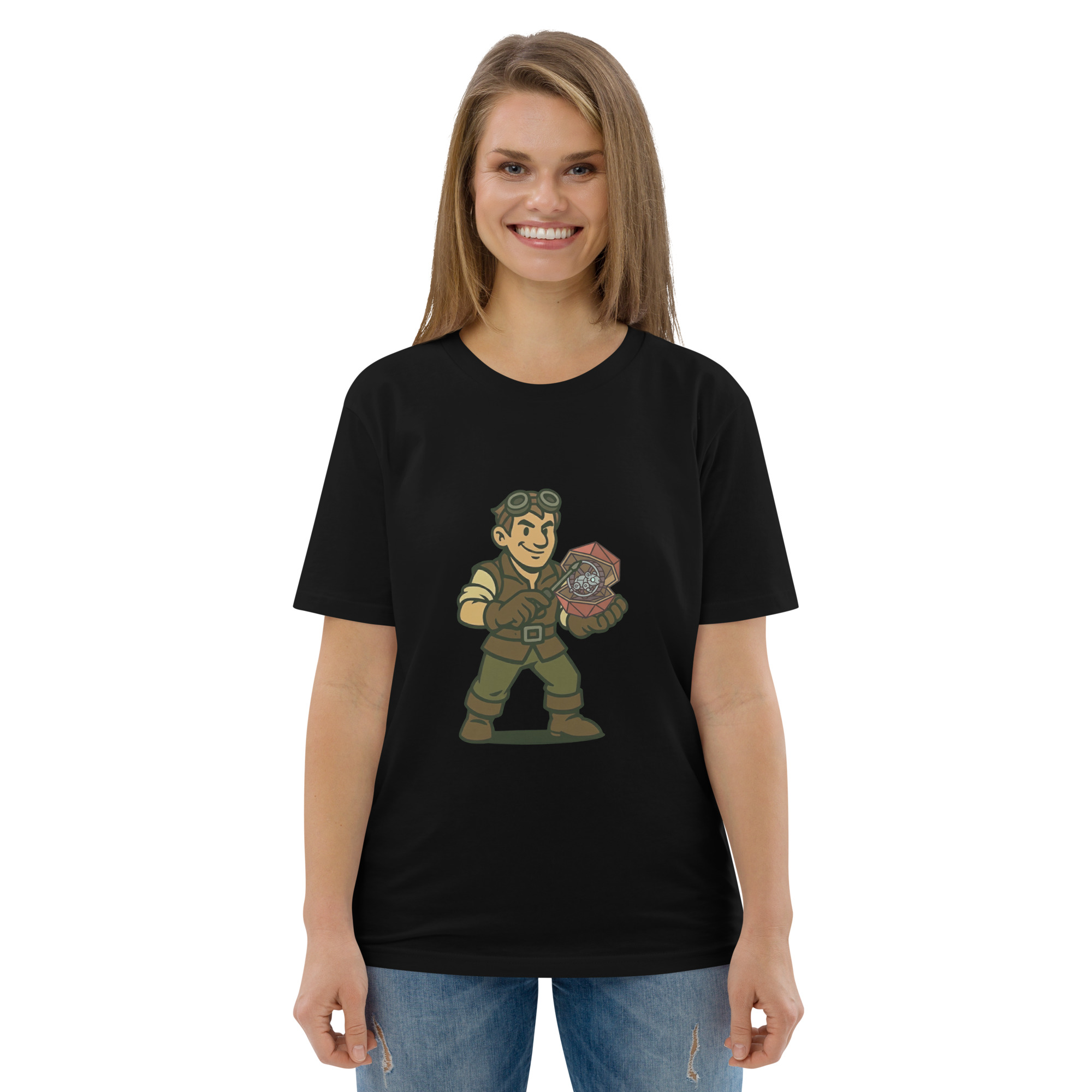 Artificer – Gear & Dice Edition - DTG-Unisex-Bio-Baumwoll-T-Shirt