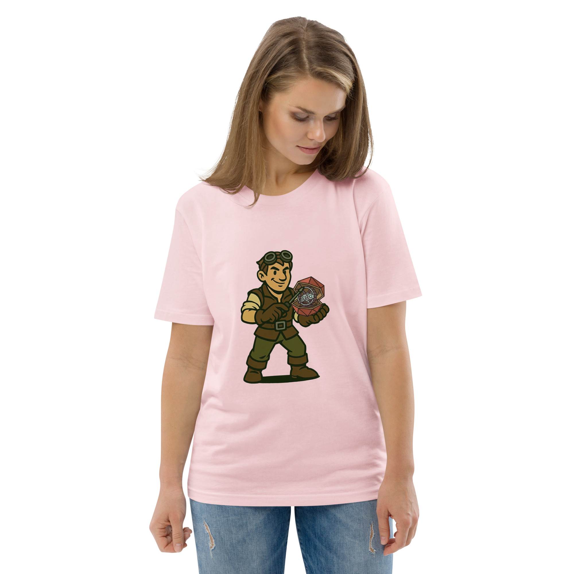 Artificer – Gear & Dice Edition - DTG-Unisex-Bio-Baumwoll-T-Shirt – Bild 86