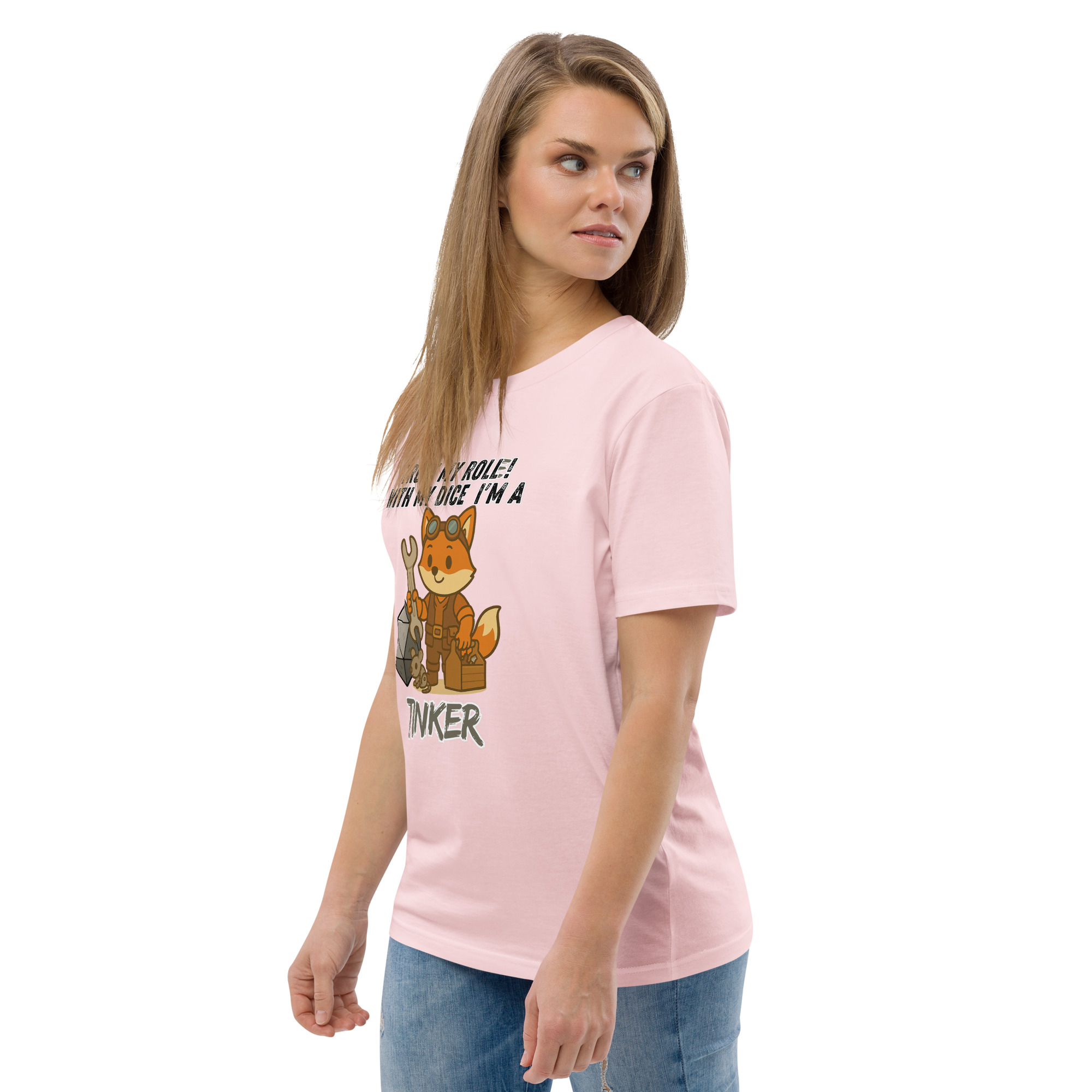 Dicefox Tinker – Trust my roll(e)! - DTG-Unisex-Bio-Baumwoll-T-Shirt – Bild 88