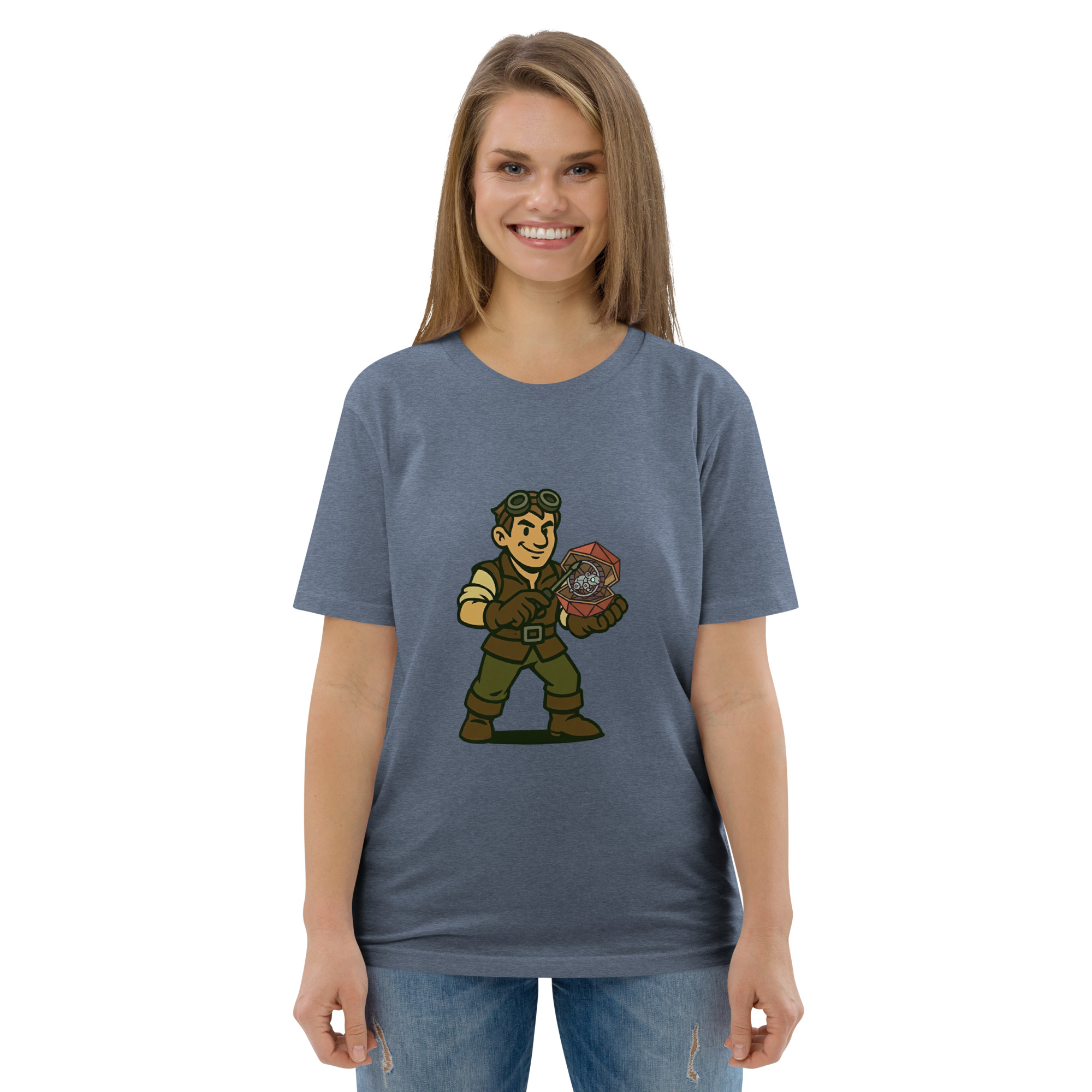 Artificer – Gear & Dice Edition - DTG-Unisex-Bio-Baumwoll-T-Shirt – Bild 57