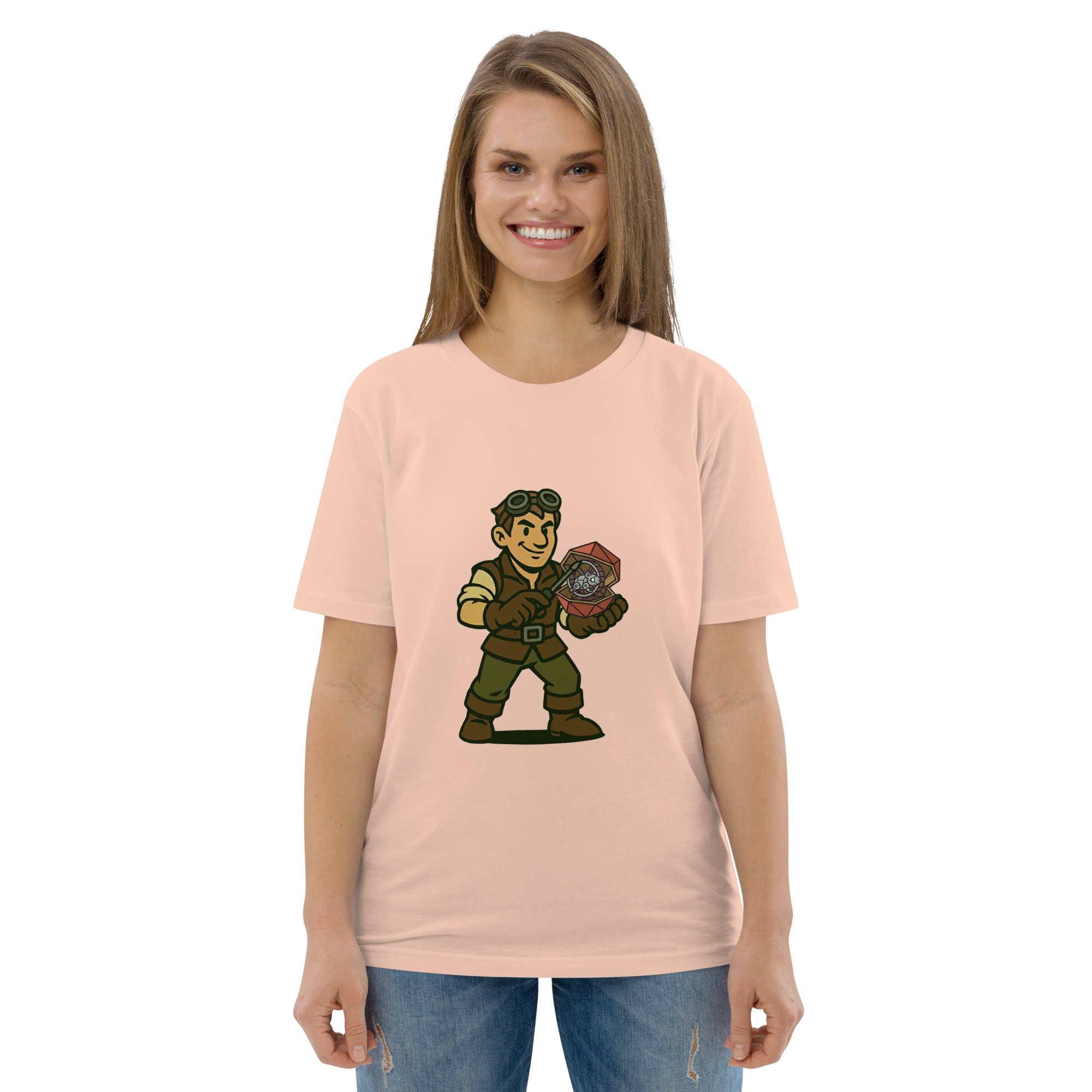 Artificer – Gear & Dice Edition - DTG-Unisex-Bio-Baumwoll-T-Shirt – Bild 78