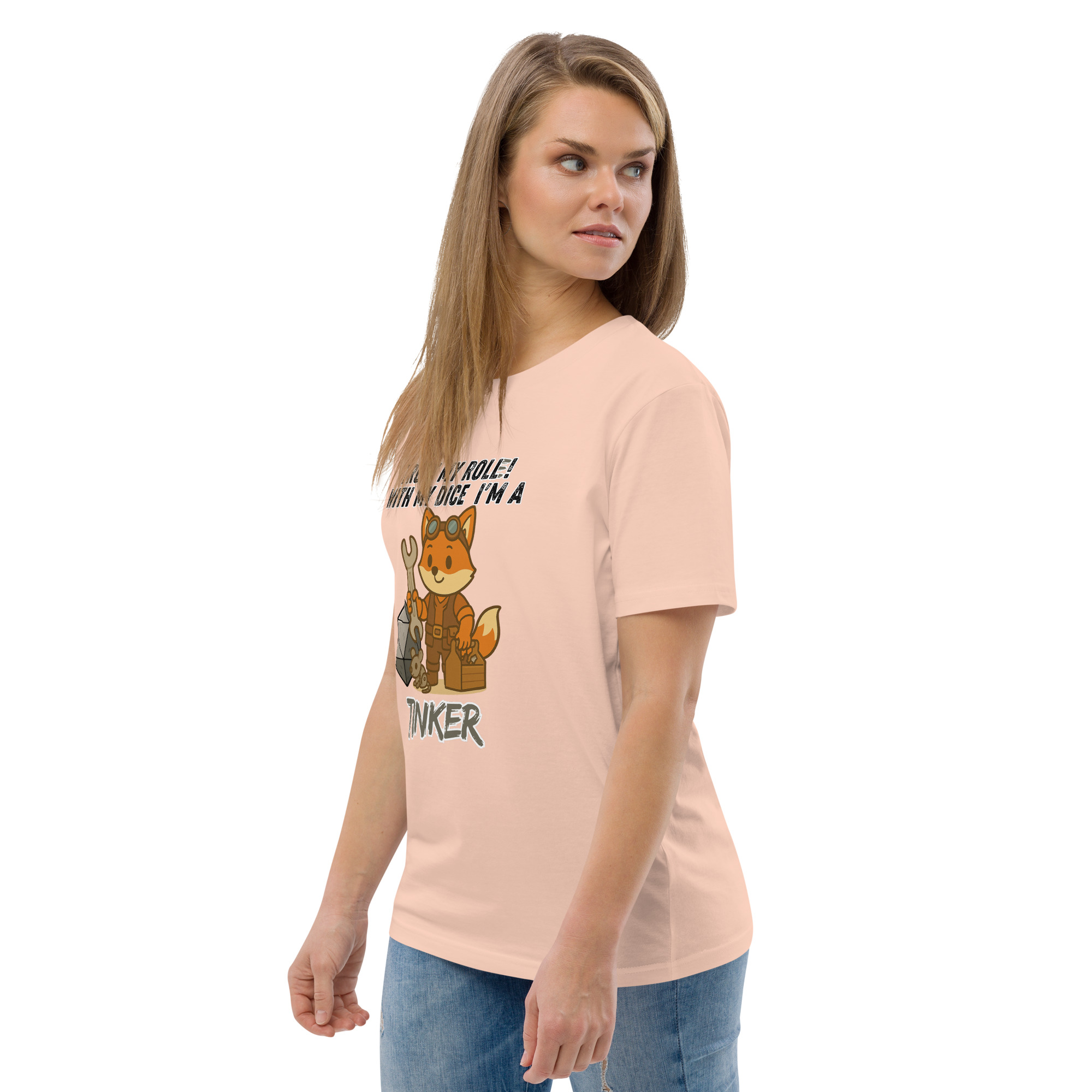 Dicefox Tinker – Trust my roll(e)! - DTG-Unisex-Bio-Baumwoll-T-Shirt – Bild 81