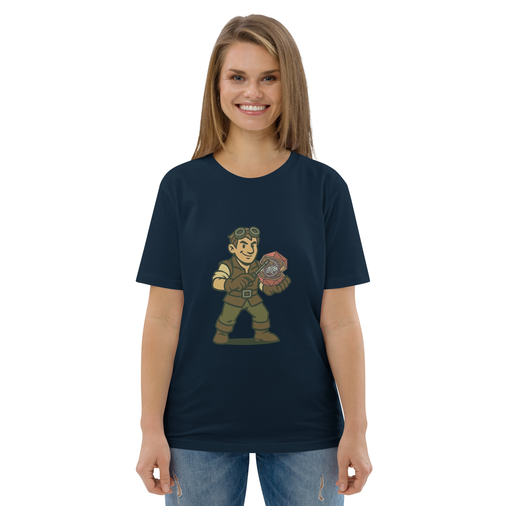 Artificer – Gear & Dice Edition - DTG-Unisex-Bio-Baumwoll-T-Shirt – Bild 8