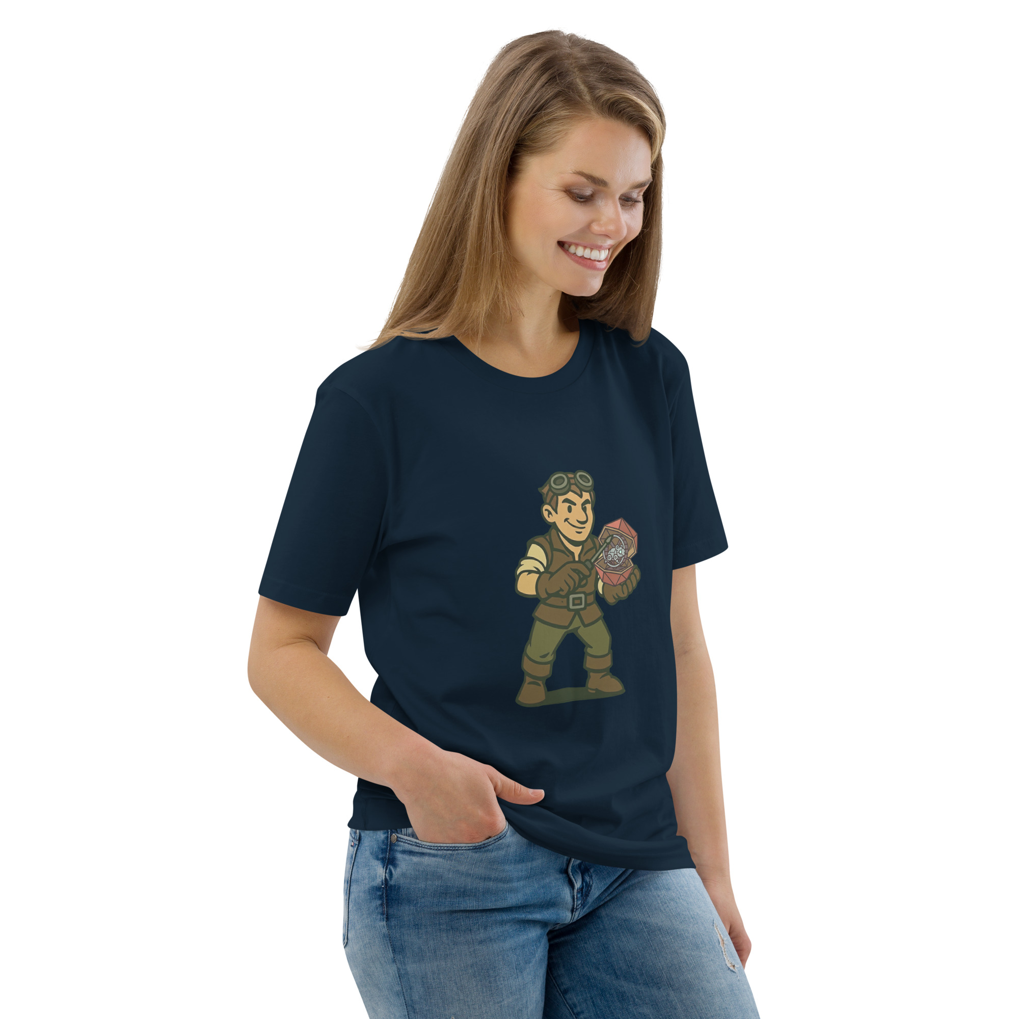 Artificer – Gear & Dice Edition - DTG-Unisex-Bio-Baumwoll-T-Shirt – Bild 12