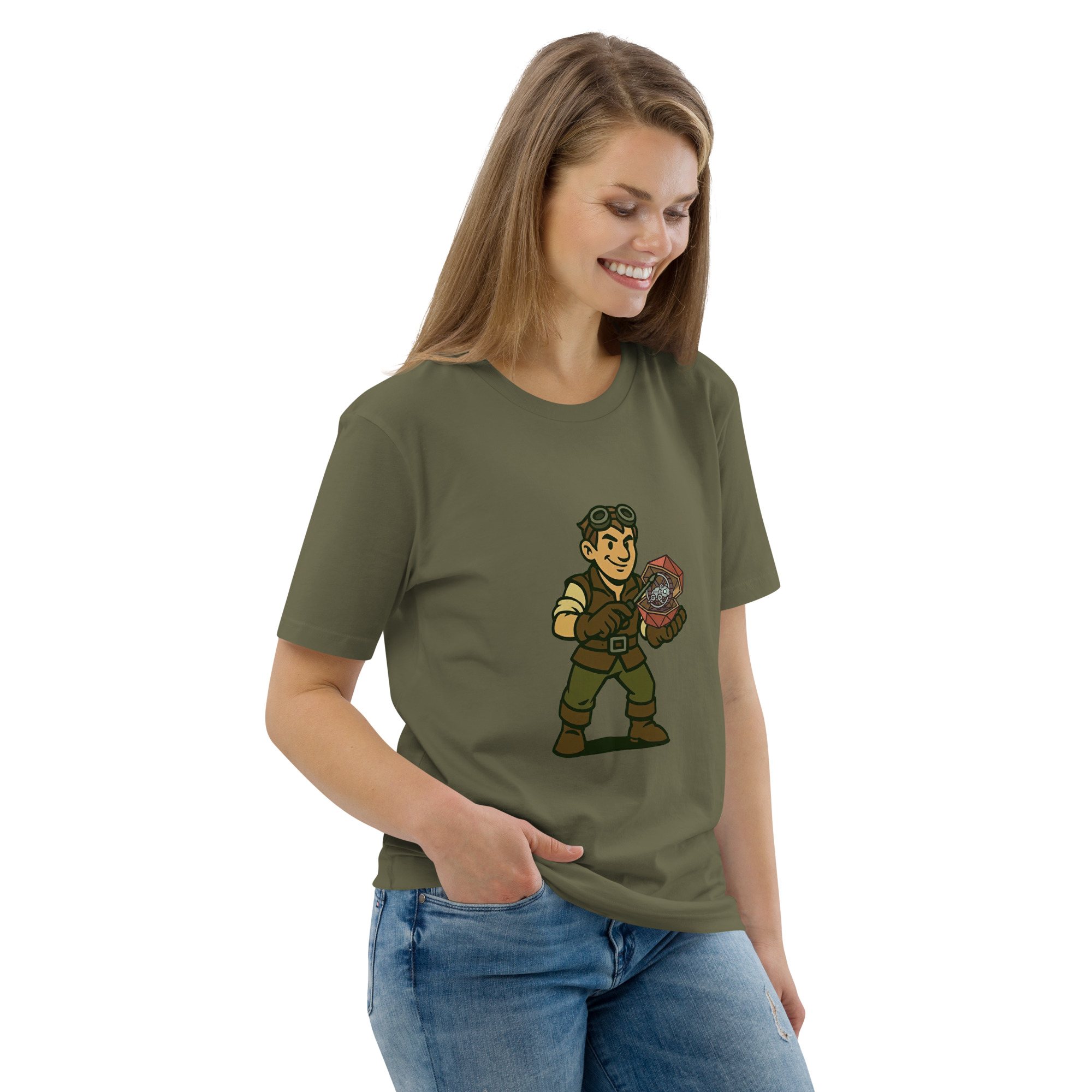Artificer – Gear & Dice Edition - DTG-Unisex-Bio-Baumwoll-T-Shirt – Bild 54