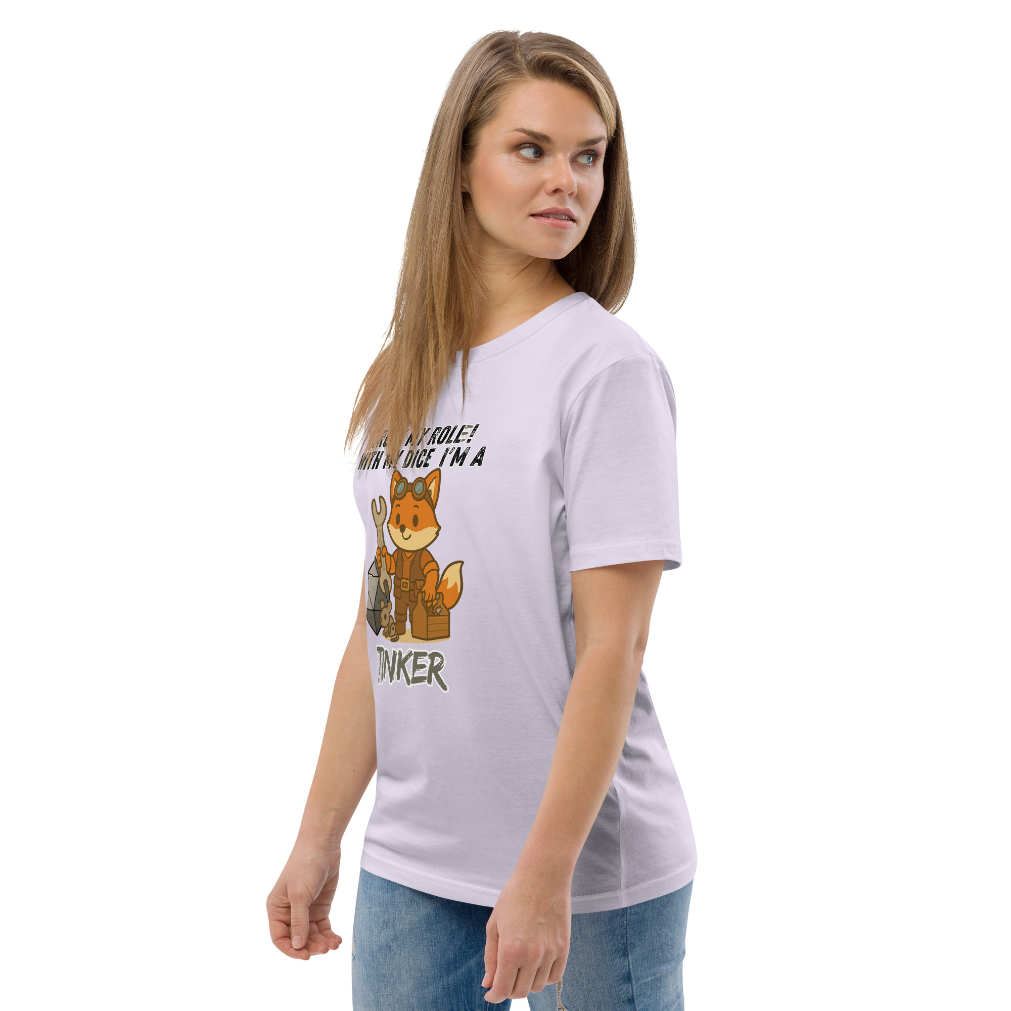 Dicefox Tinker – Trust my roll(e)! - DTG-Unisex-Bio-Baumwoll-T-Shirt – Bild 95