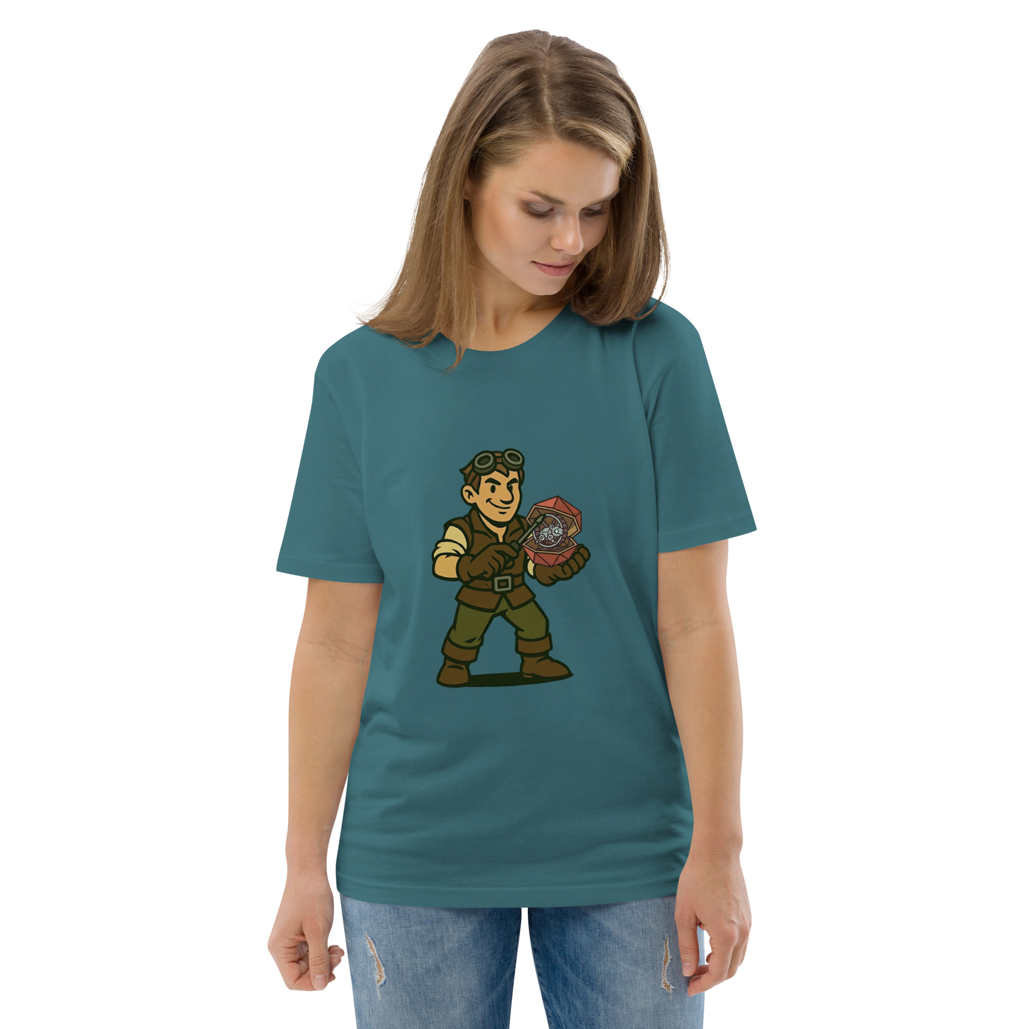 Artificer – Gear & Dice Edition - DTG-Unisex-Bio-Baumwoll-T-Shirt – Bild 44