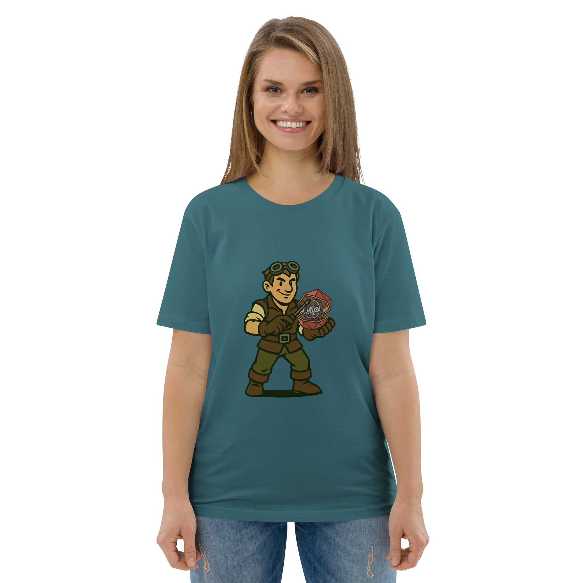 Artificer – Gear & Dice Edition - DTG-Unisex-Bio-Baumwoll-T-Shirt – Bild 43