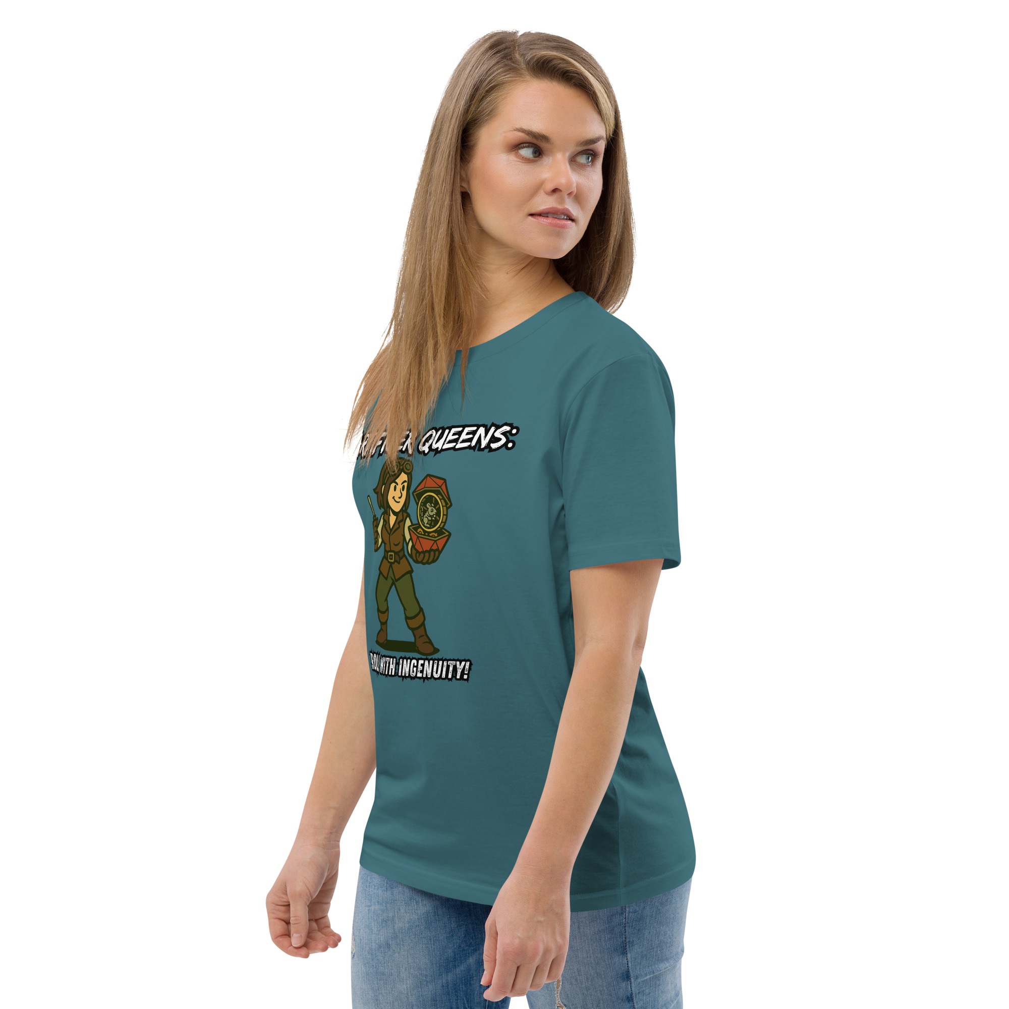 Atrificer Queens roll with attitude! - DTG-Unisex-Bio-Baumwoll-T-Shirt – Bild 46