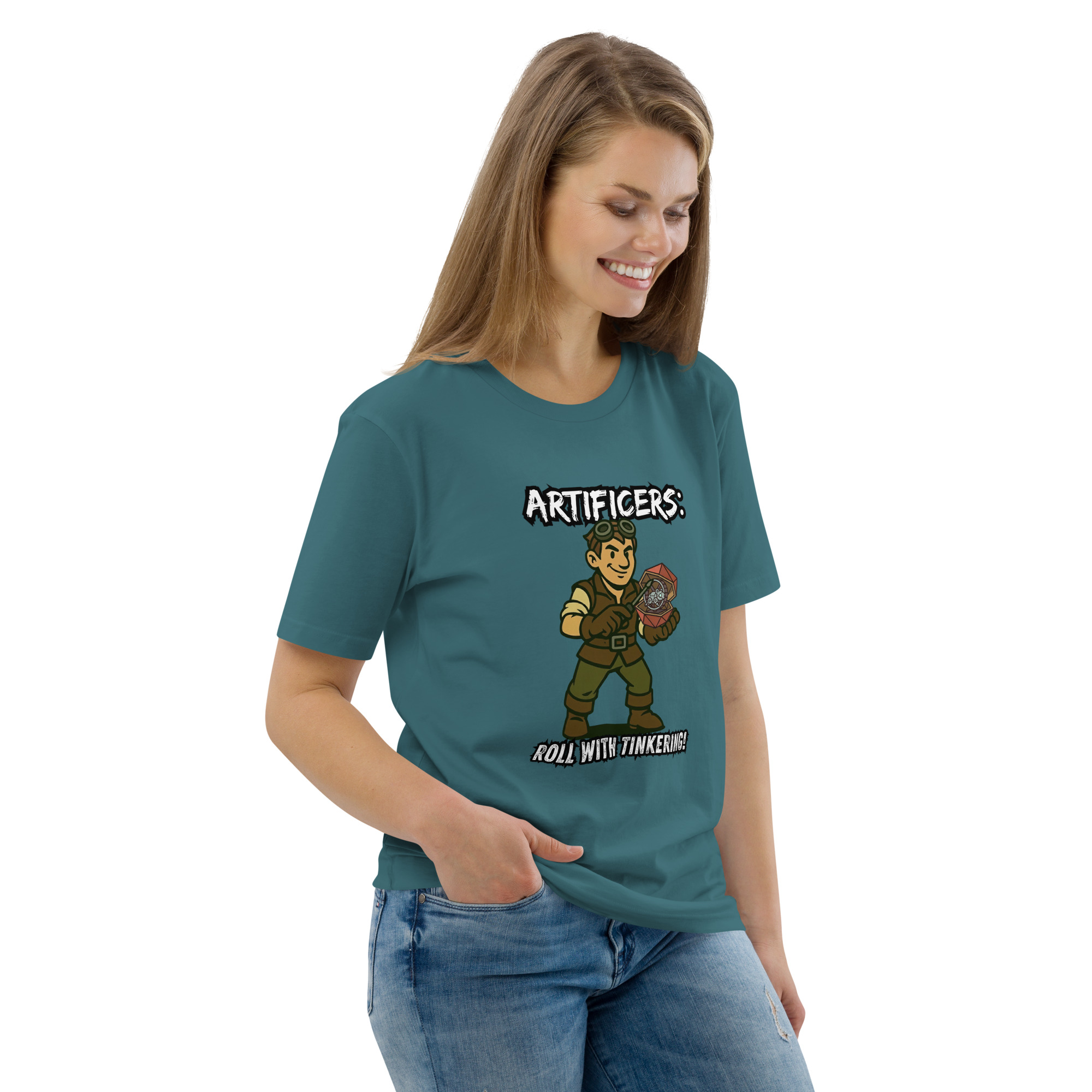 Atrificers roll with attitude! - DTG-Unisex-Bio-Baumwoll-T-Shirt – Bild 47