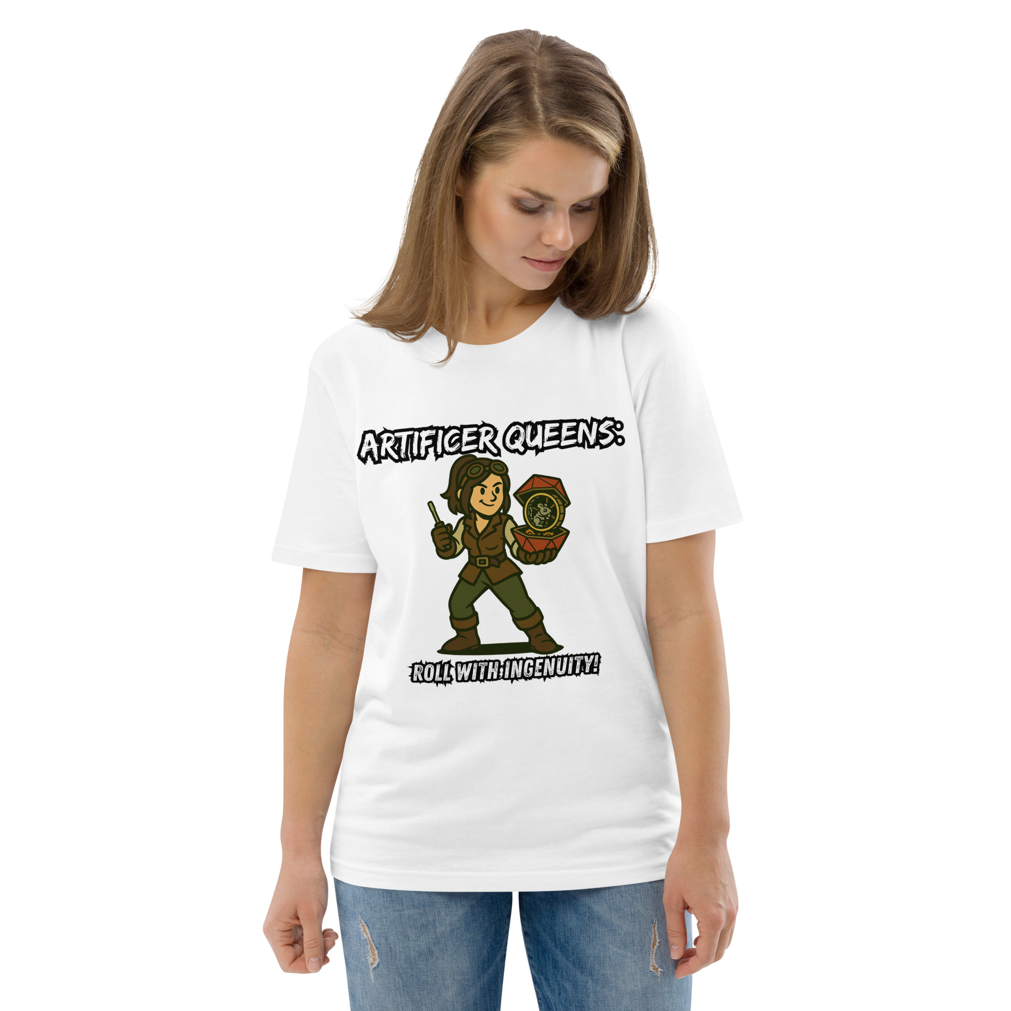 Atrificer Queens roll with attitude! - DTG-Unisex-Bio-Baumwoll-T-Shirt – Bild 100