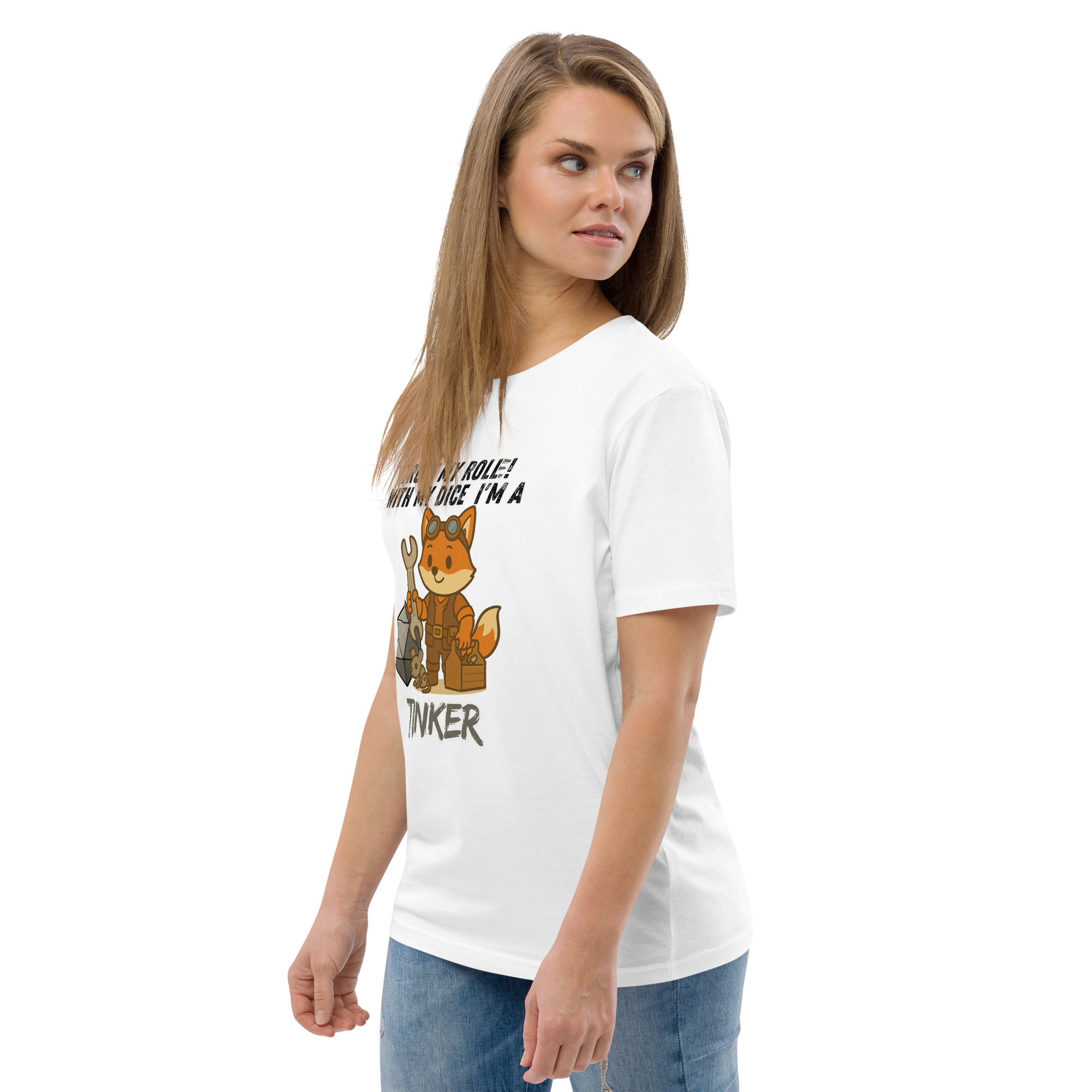 Dicefox Tinker – Trust my roll(e)! - DTG-Unisex-Bio-Baumwoll-T-Shirt – Bild 102