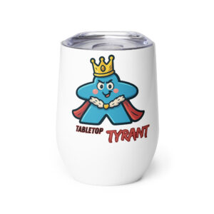 Tabletop Tyrant – Royal Meeple Edition - Weinbecher 355 ml (12 oz)