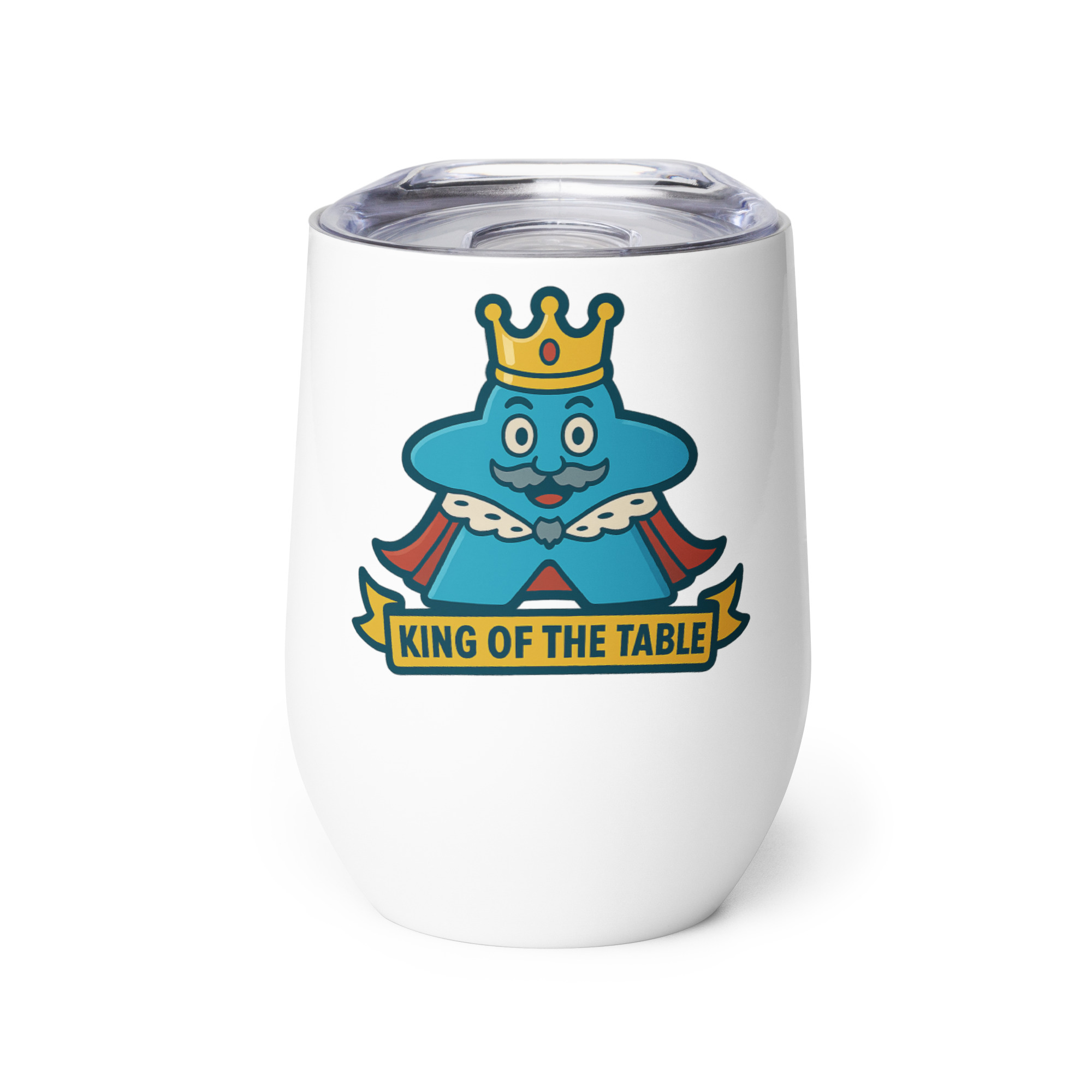King of the Table – Royal Meeple Edition - Weinbecher 355 ml (12 oz)