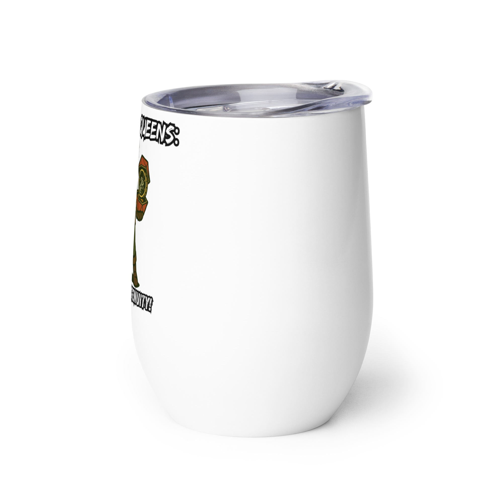 Atrificer Queens roll with attitude! - Weinbecher 355 ml (12 oz) – Bild 2