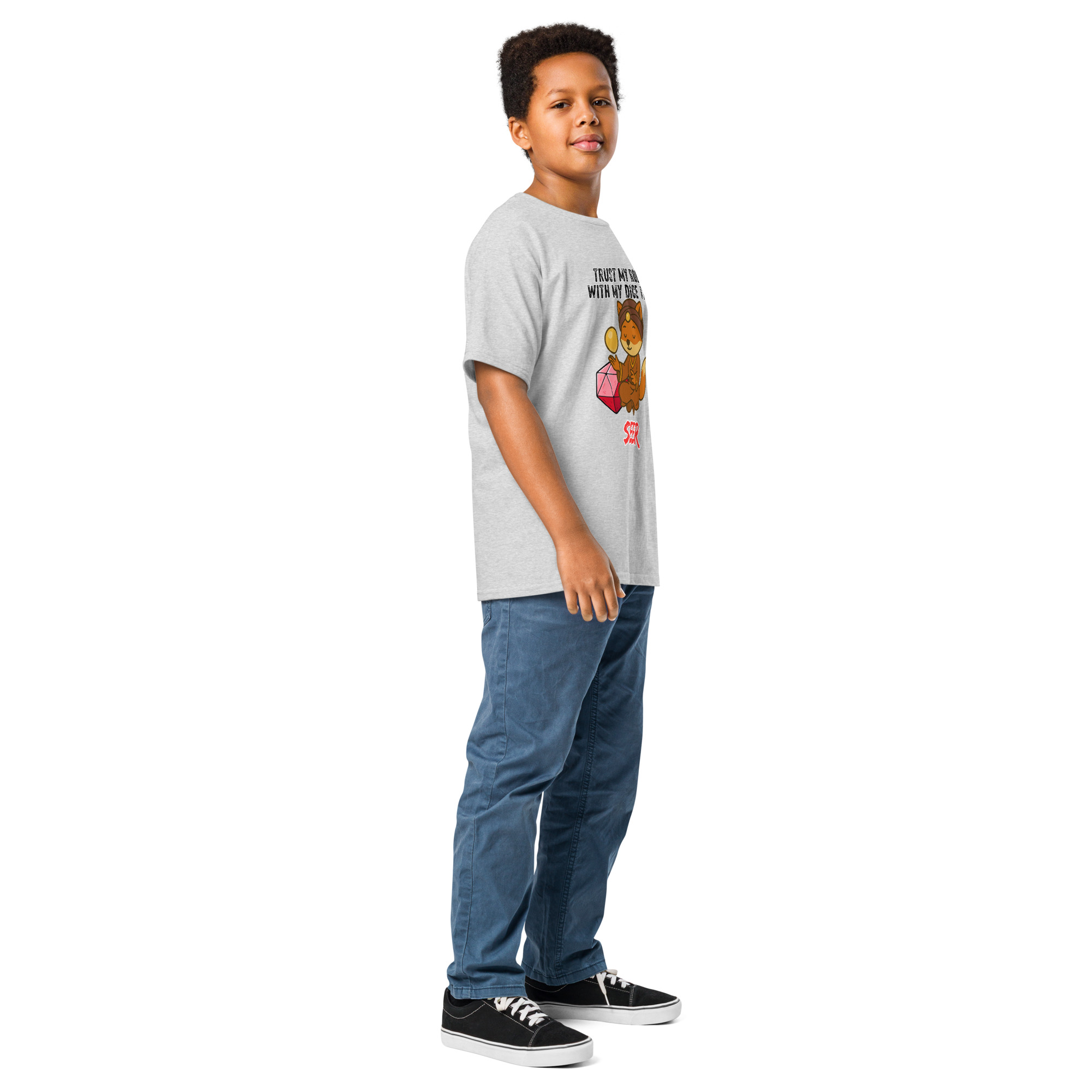 Dicefox Seer – Trust my roll(e)! - Klassisches T-Shirt für Jugendliche – Bild 19