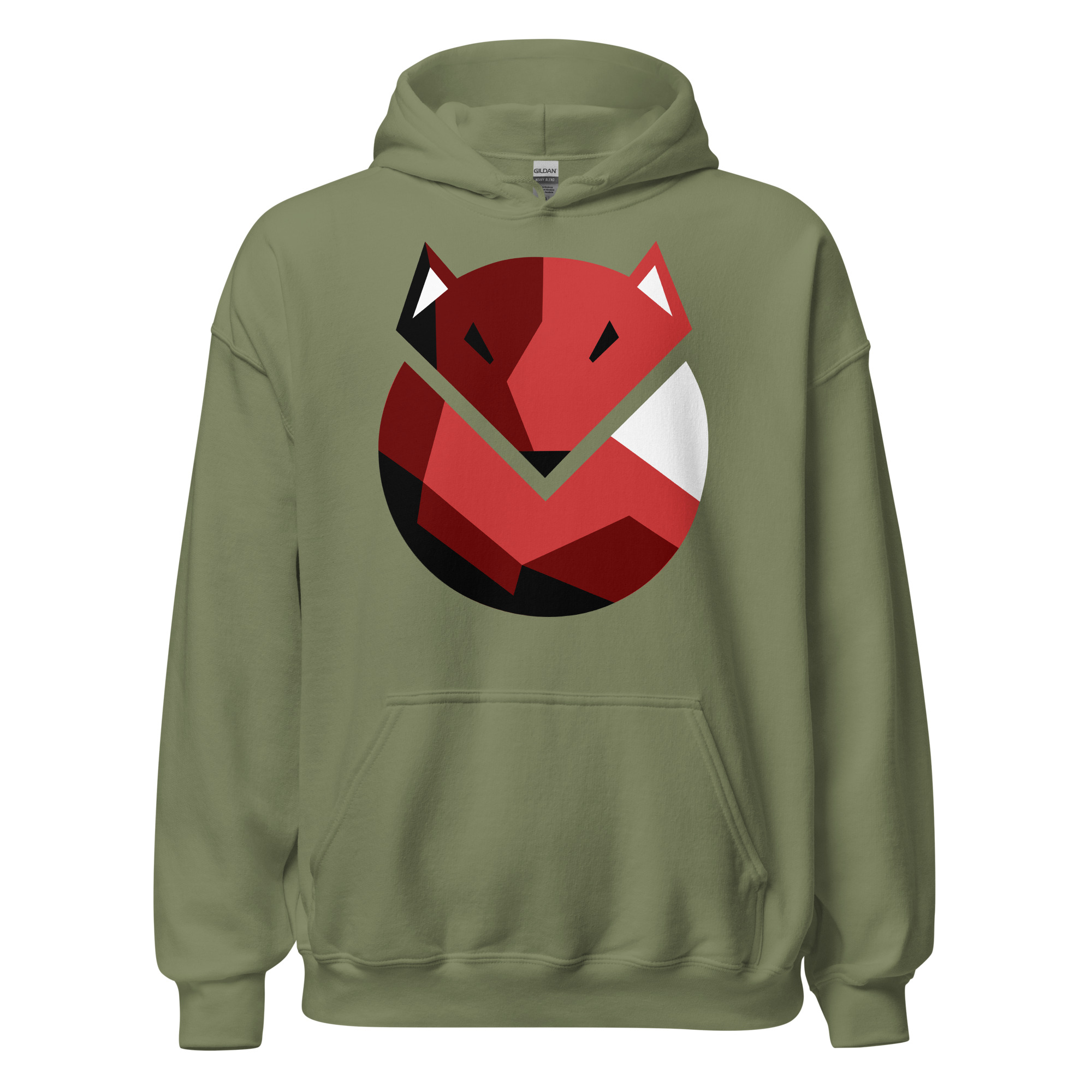 Printful Fox - DTF-Unisex-Kapuzenpullover – Bild 5