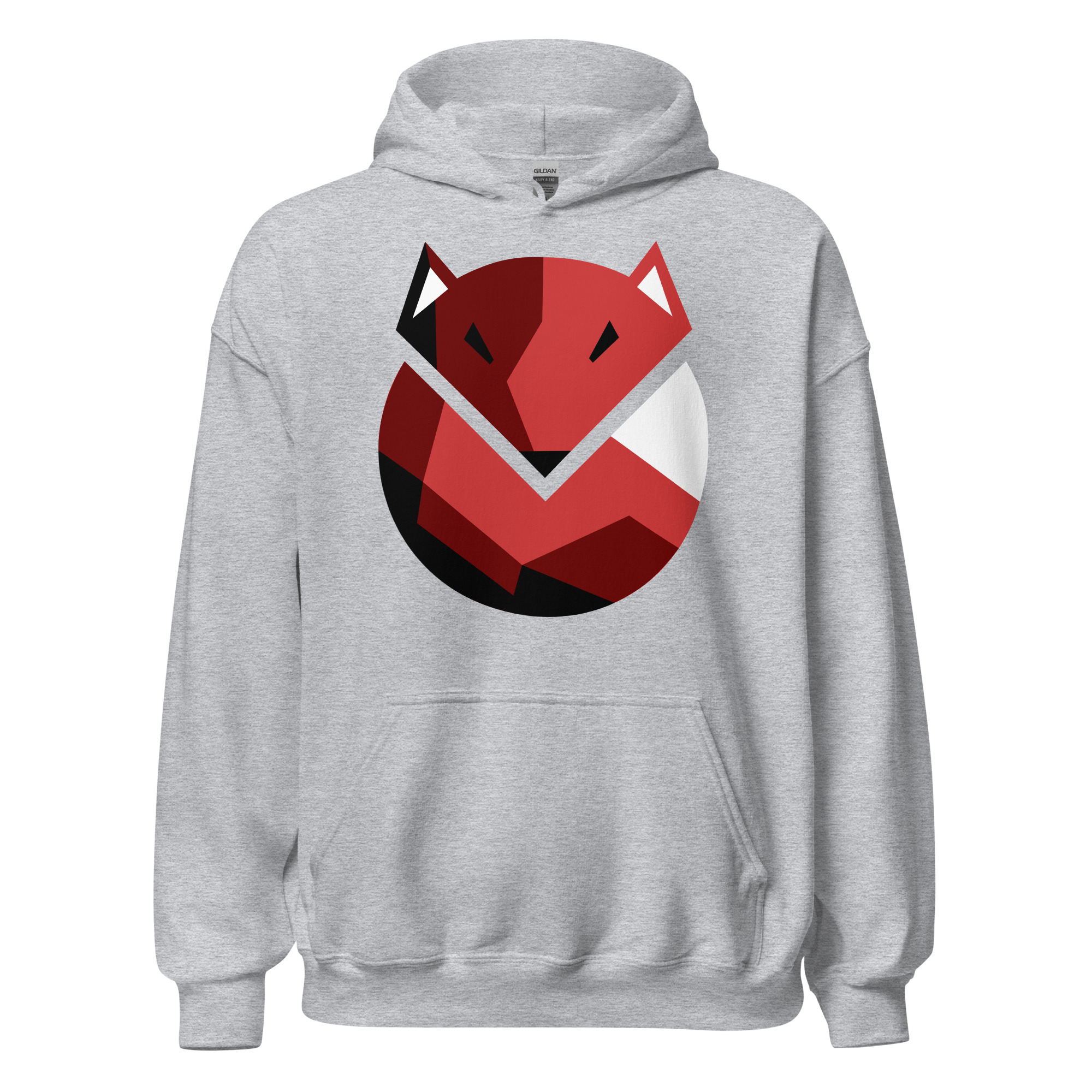 Printful Fox - DTF-Unisex-Kapuzenpullover – Bild 4
