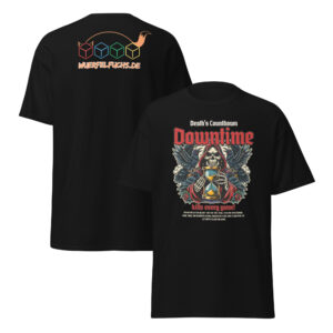 Death's Countdown - Dark Fantasy - Klassisches DTG-Unisex T-Shirt mit Werbung