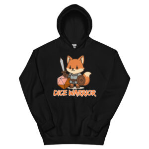 Würfelkrieger - DTF-Unisex-Kapuzenpullover