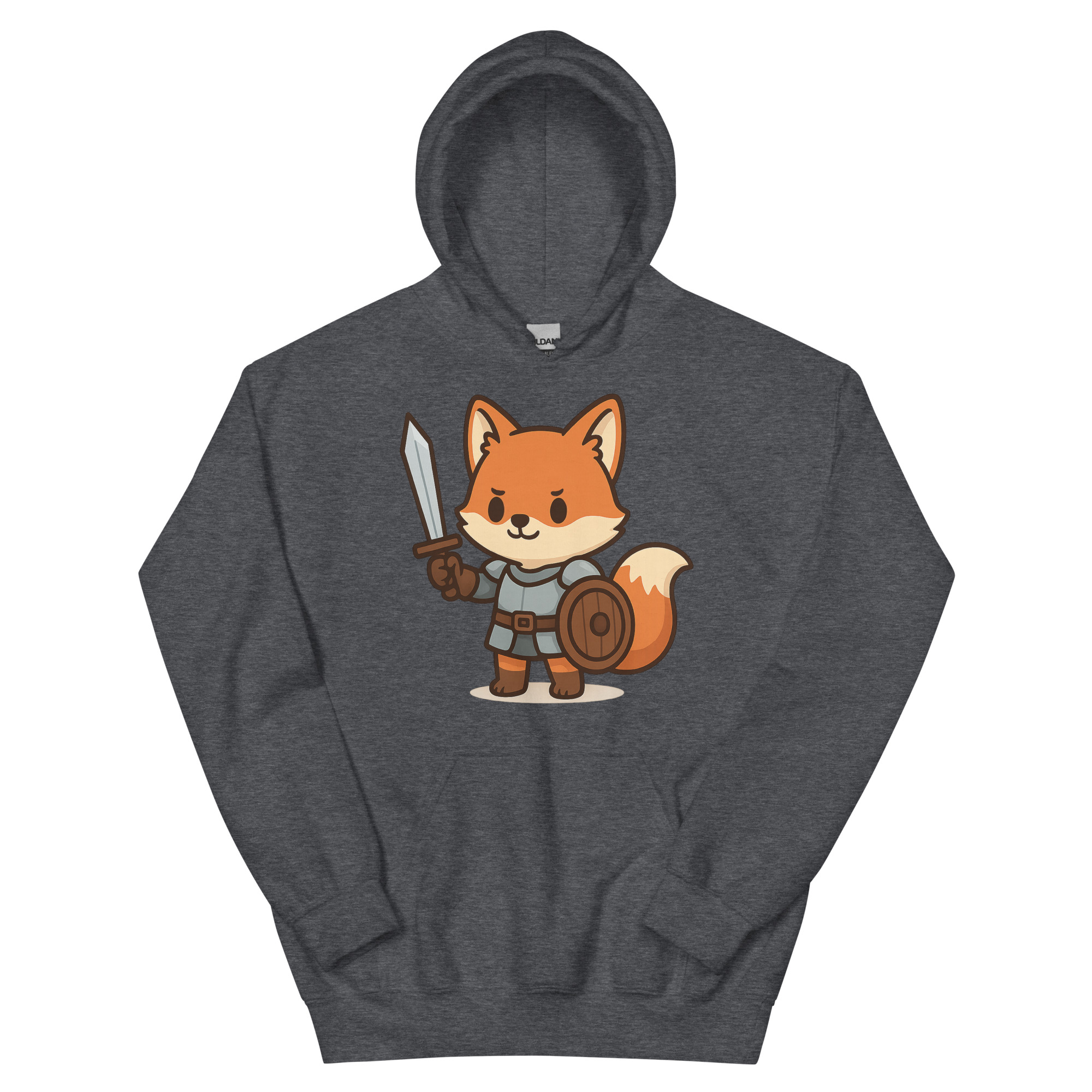 Fuchs-Krieger - DTF-Unisex-Kapuzenpullover – Bild 9