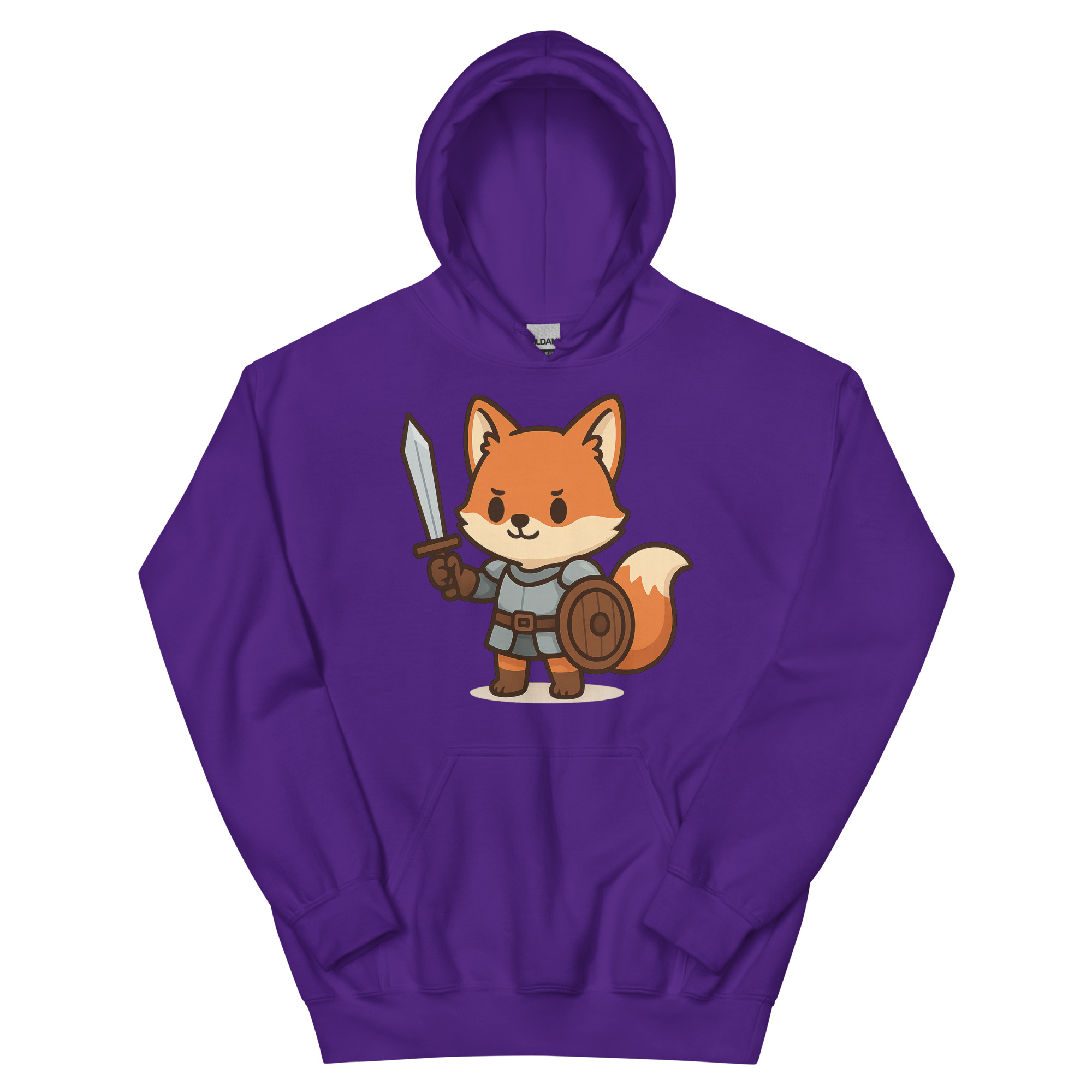 Fuchs-Krieger - DTF-Unisex-Kapuzenpullover – Bild 5