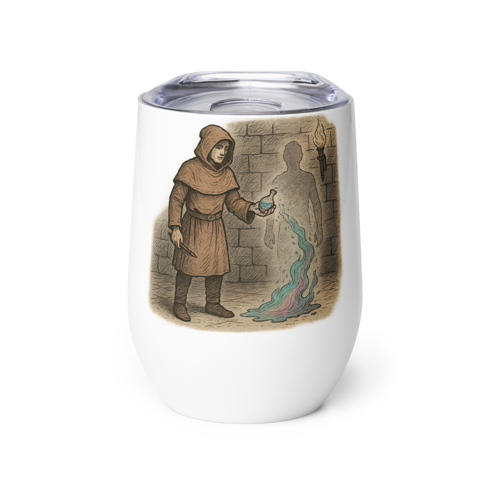 Unsichtbarkeitstrank des Farbmagiers - Weinbecher 355 ml (12 oz)