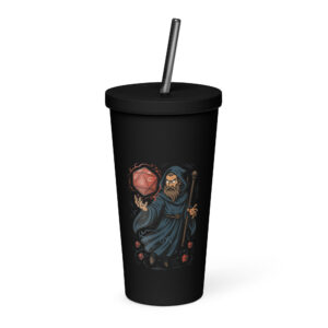 Arcane Dice Mage - Thermobecher mit Strohhalm | 600 ml (20 oz)