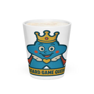 Board Game Queen &ndash;  Royal Meeple Edition - Milchkaffeetasse | 355 ml (12 oz)