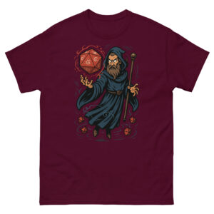 Arcane Dice Mage - Klassisches DTF-Unisex T-Shirt mit Werbung