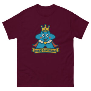 Board Game Queen &ndash;  Royal Meeple Edition - Klassisches DTF-Unisex T-Shirt mit Werbung