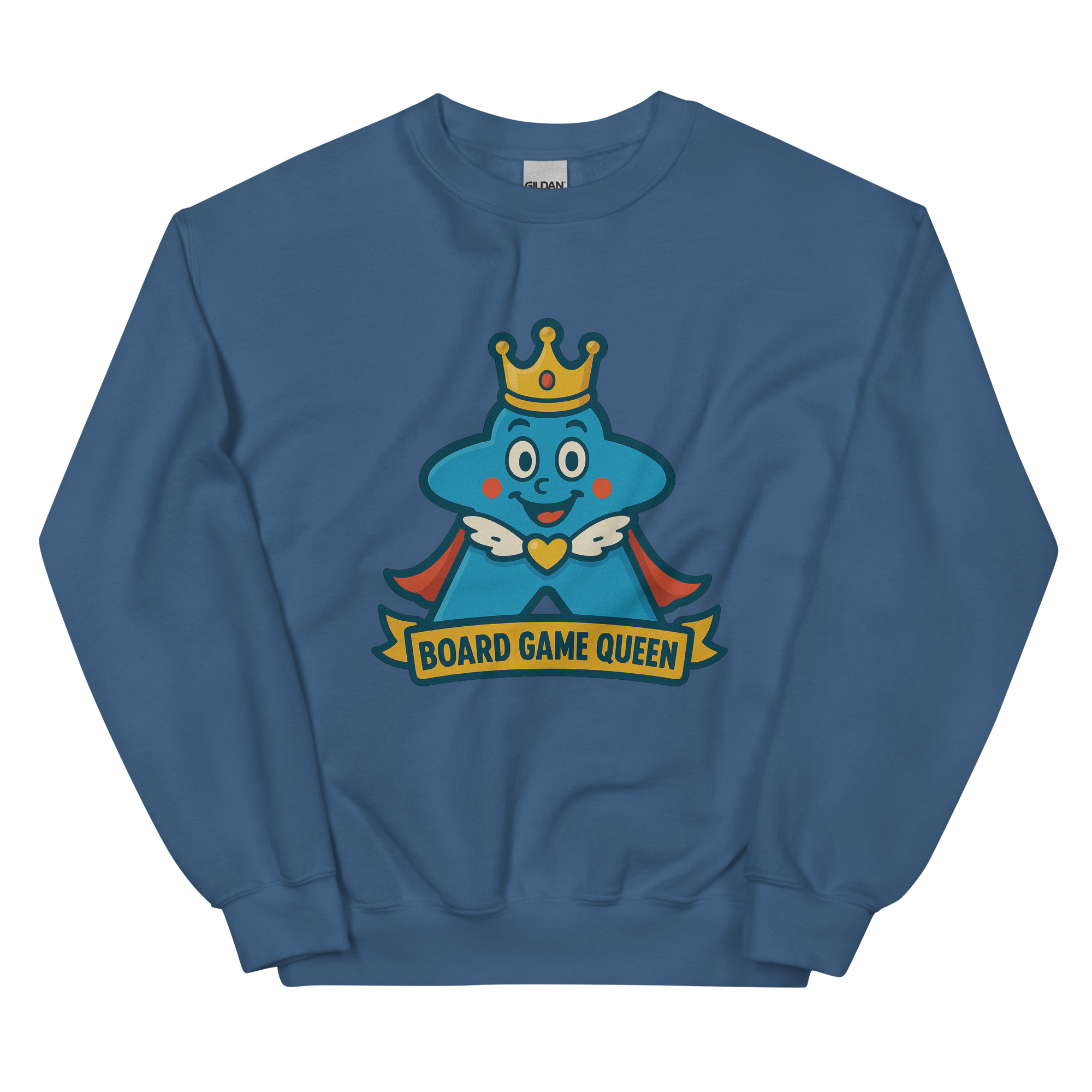Board Game Queen – Royal Meeple Edition - DTF-Unisex-Pullover – Bild 13