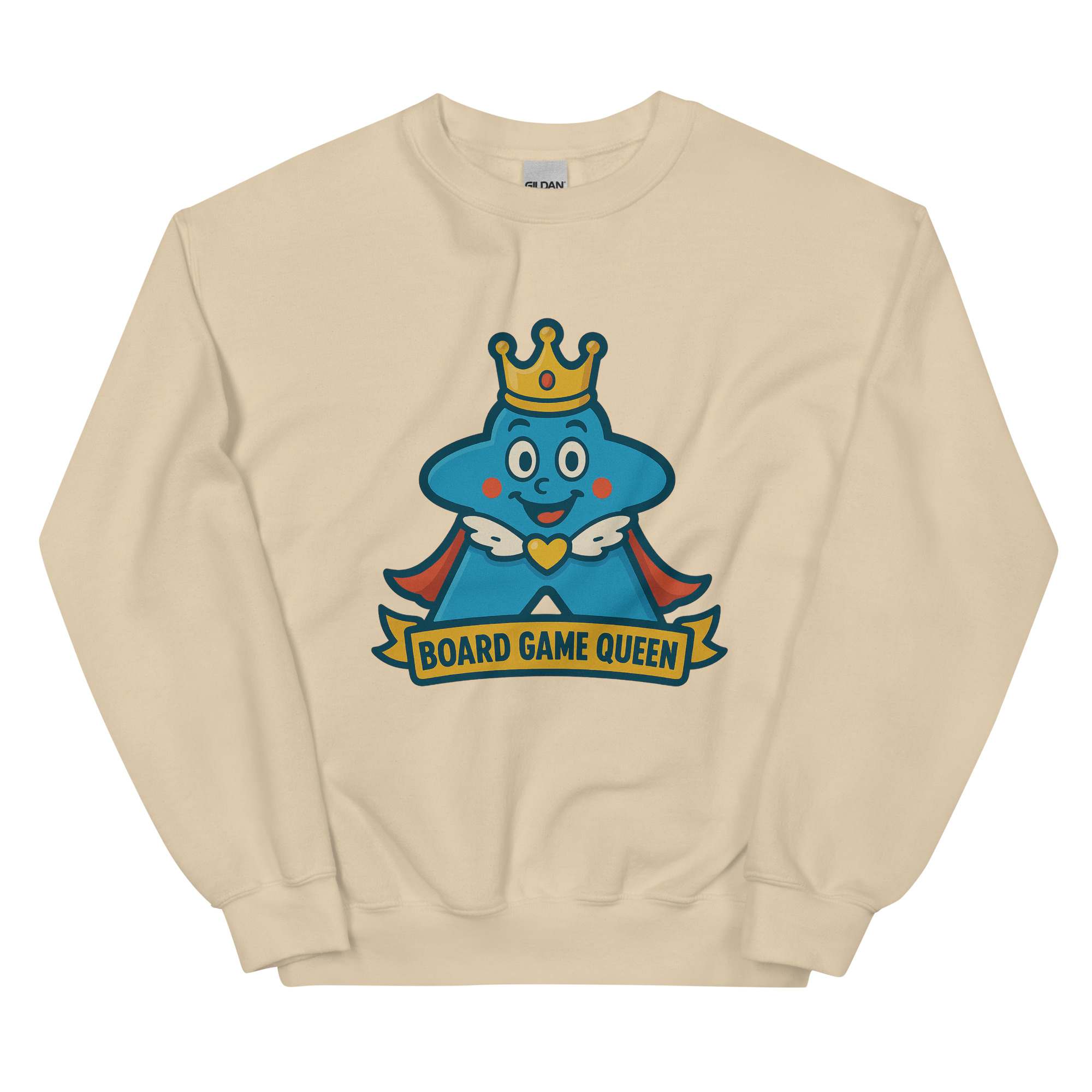 Board Game Queen – Royal Meeple Edition - DTF-Unisex-Pullover – Bild 23