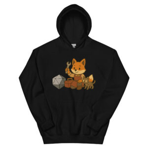 Würfelfuchs-Artificer - DTF-Unisex-Kapuzenpullover