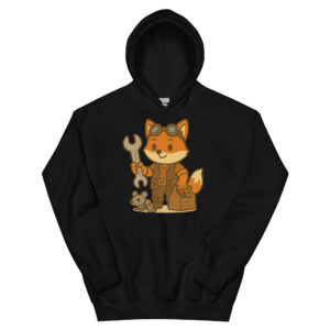 Fuchs Tüftler - DTF-Unisex-Kapuzenpullover