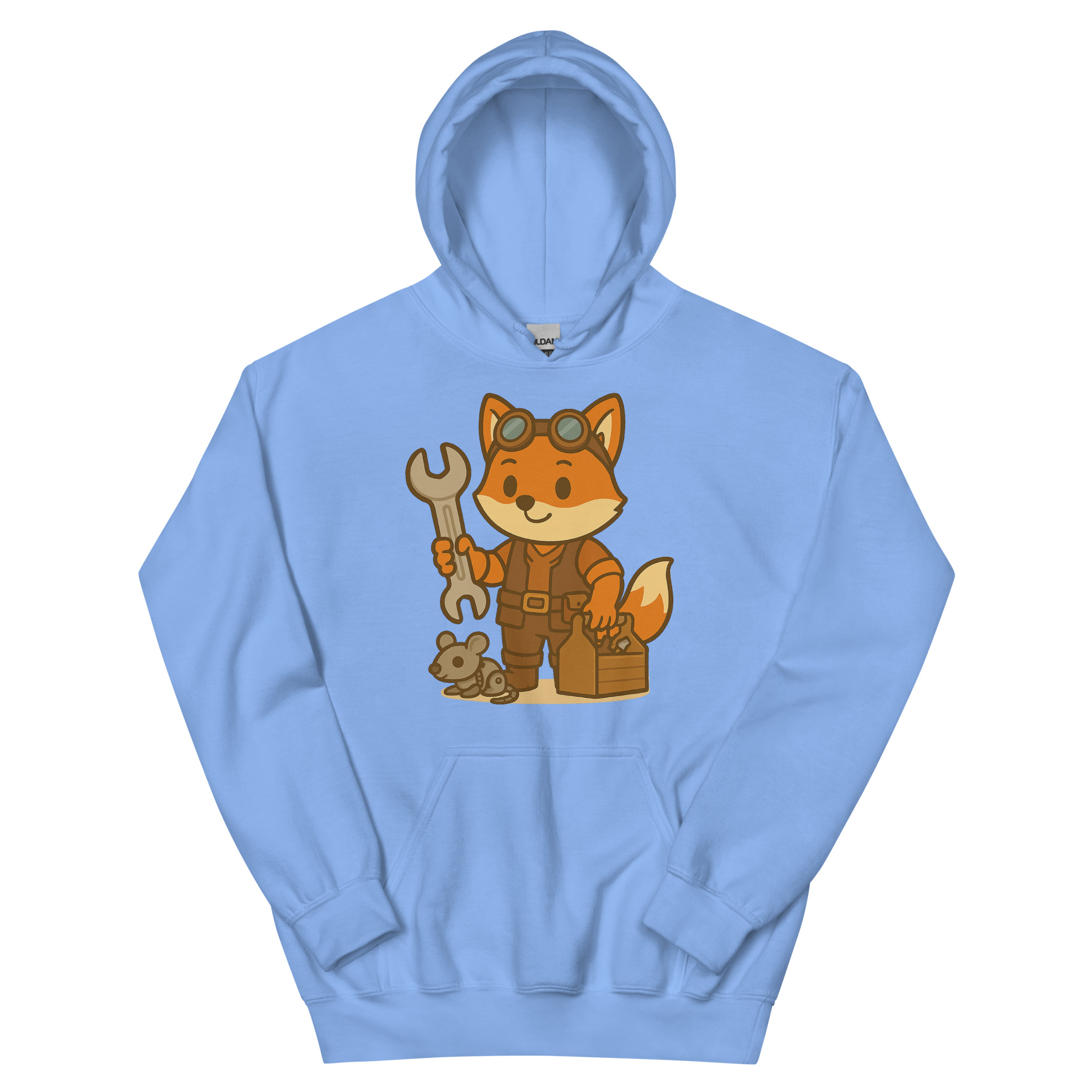 Fuchs Tüftler - DTF-Unisex-Kapuzenpullover – Bild 19