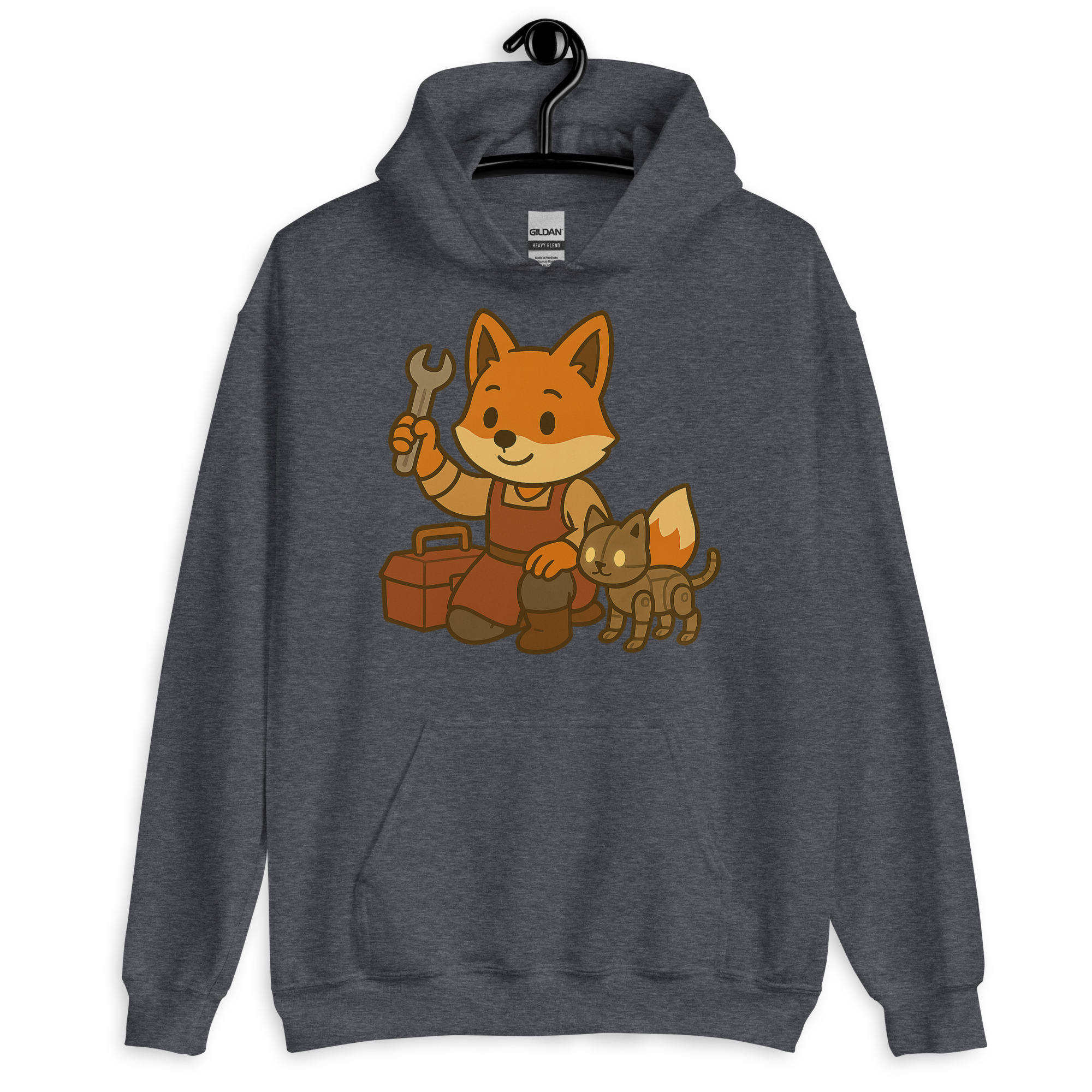 Fox Artificer - DTF-Unisex-Kapuzenpullover – Bild 9