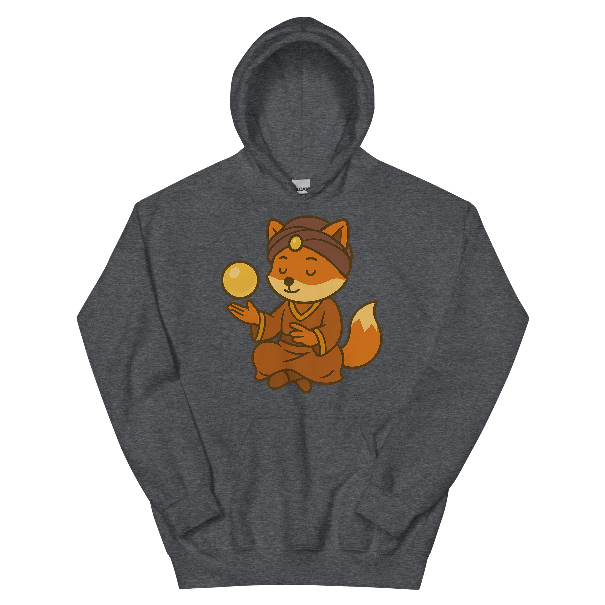 Fuchs-Hellseher - DTF-Unisex-Kapuzenpullover – Bild 9