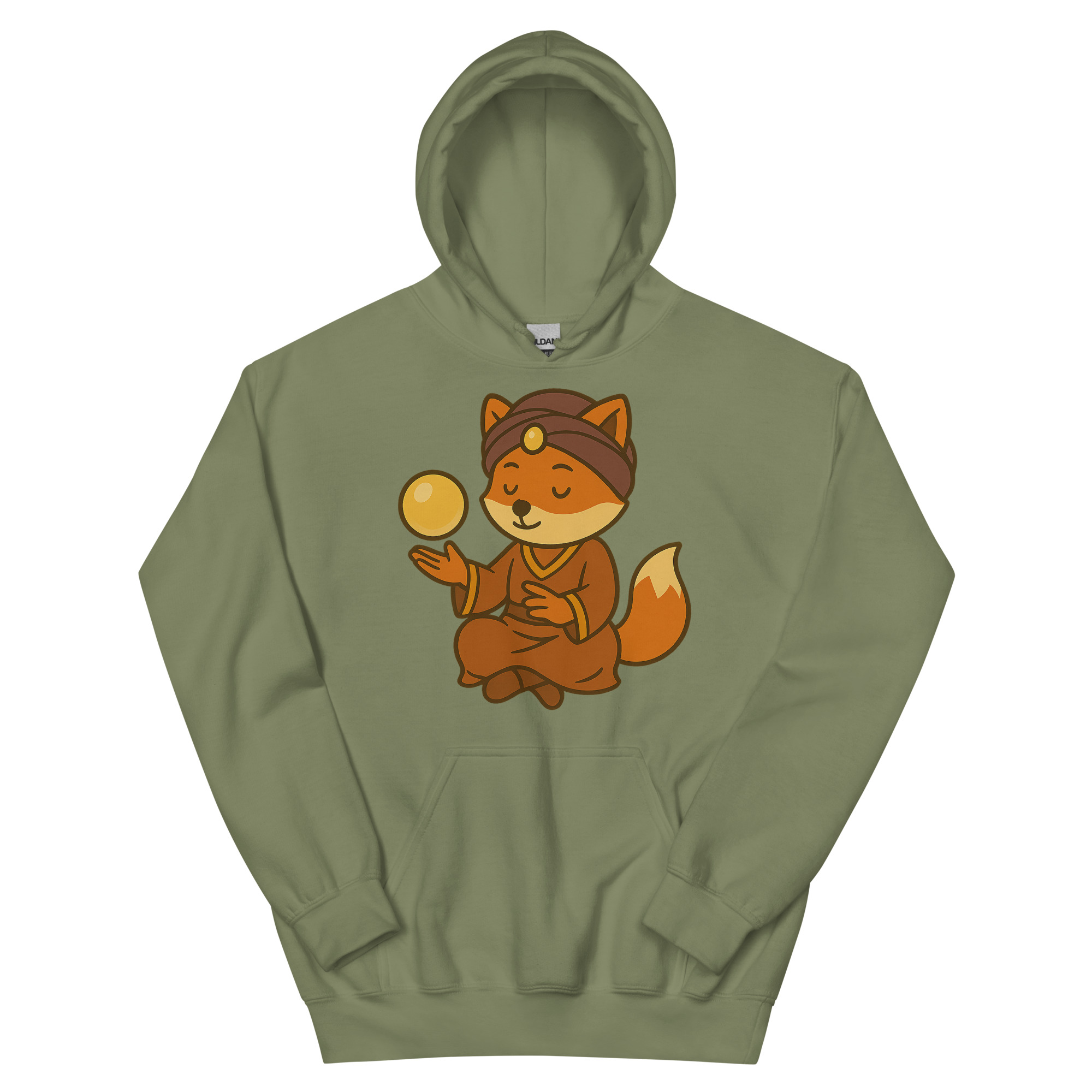 Fuchs-Hellseher - DTF-Unisex-Kapuzenpullover – Bild 15