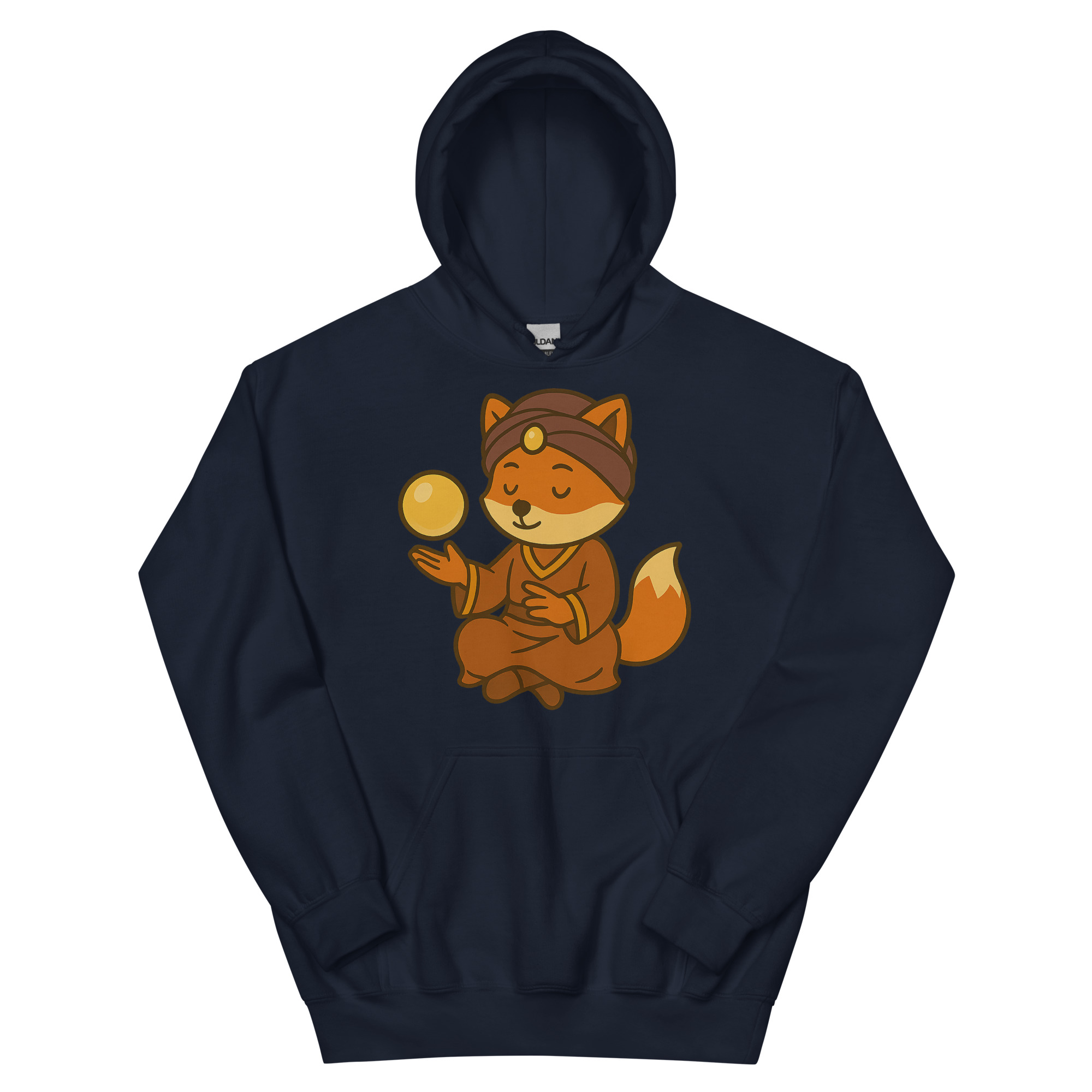 Fuchs-Hellseher - DTF-Unisex-Kapuzenpullover – Bild 3