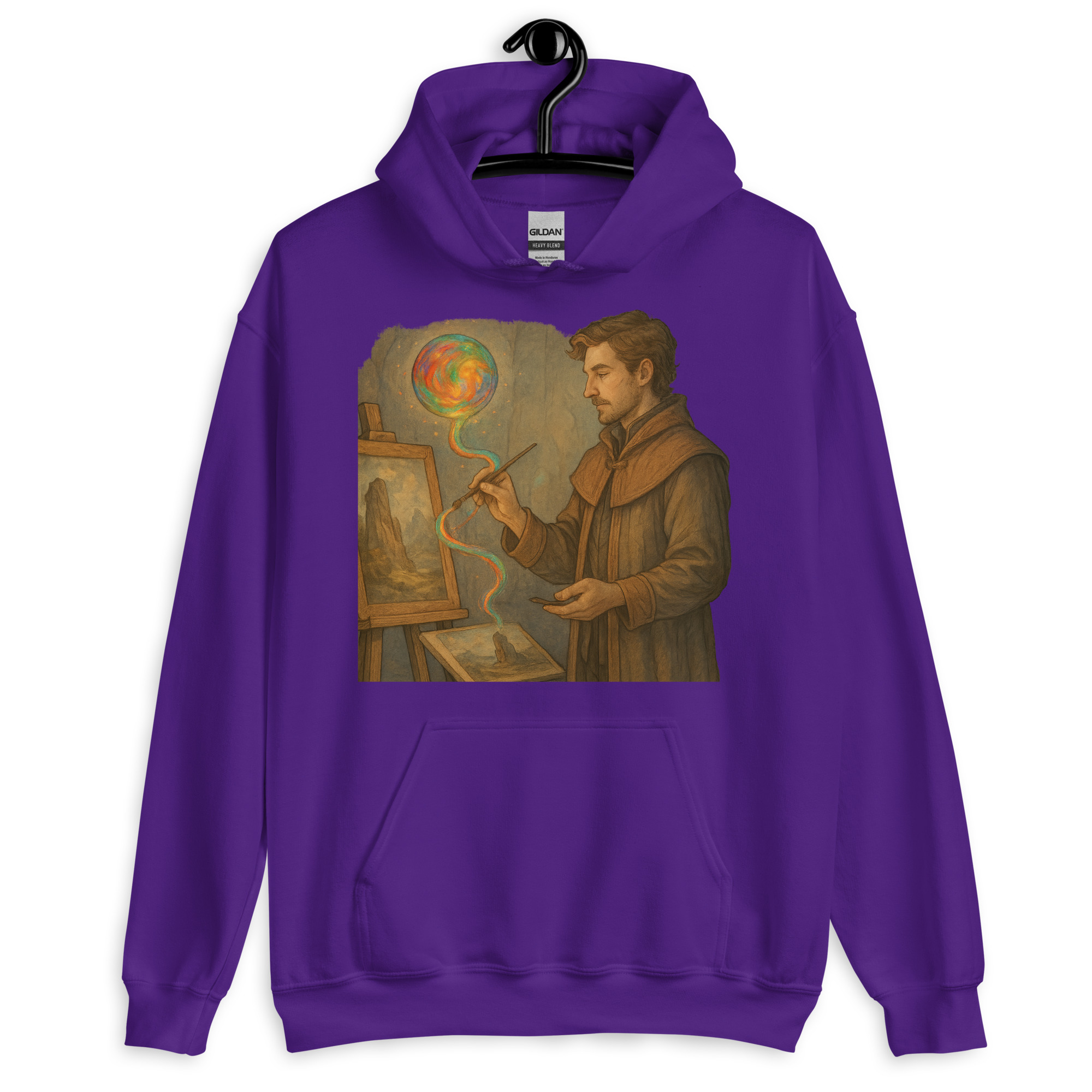 Farbmagier - DTF-Unisex-Kapuzenpullover – Bild 5
