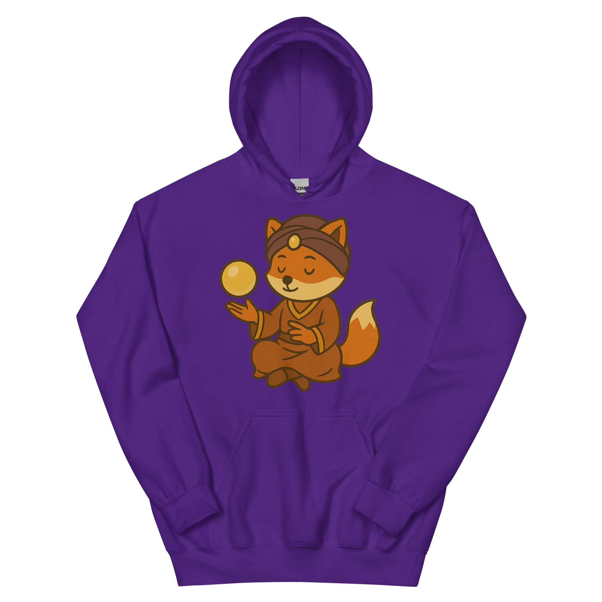Fuchs-Hellseher - DTF-Unisex-Kapuzenpullover – Bild 5