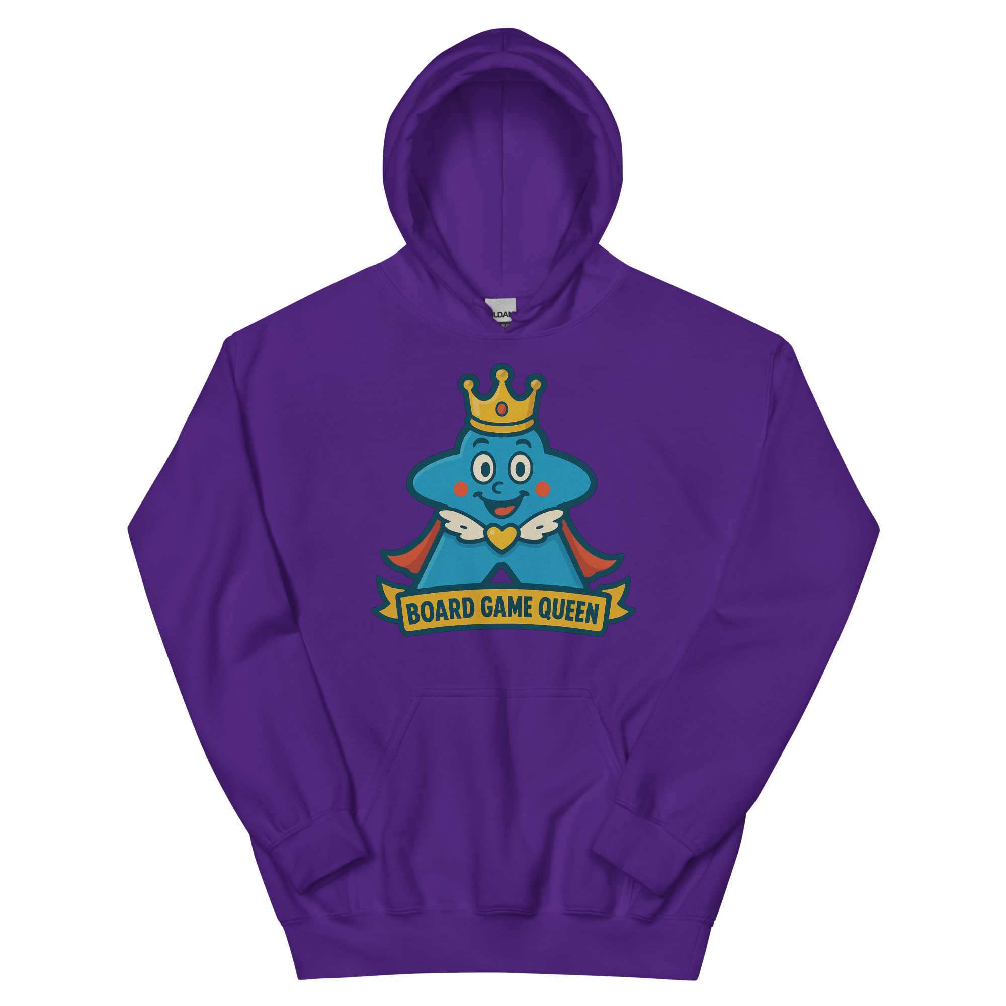 Board Game Queen – Royal Meeple Edition - DTF-Unisex-Kapuzenpullover – Bild 5