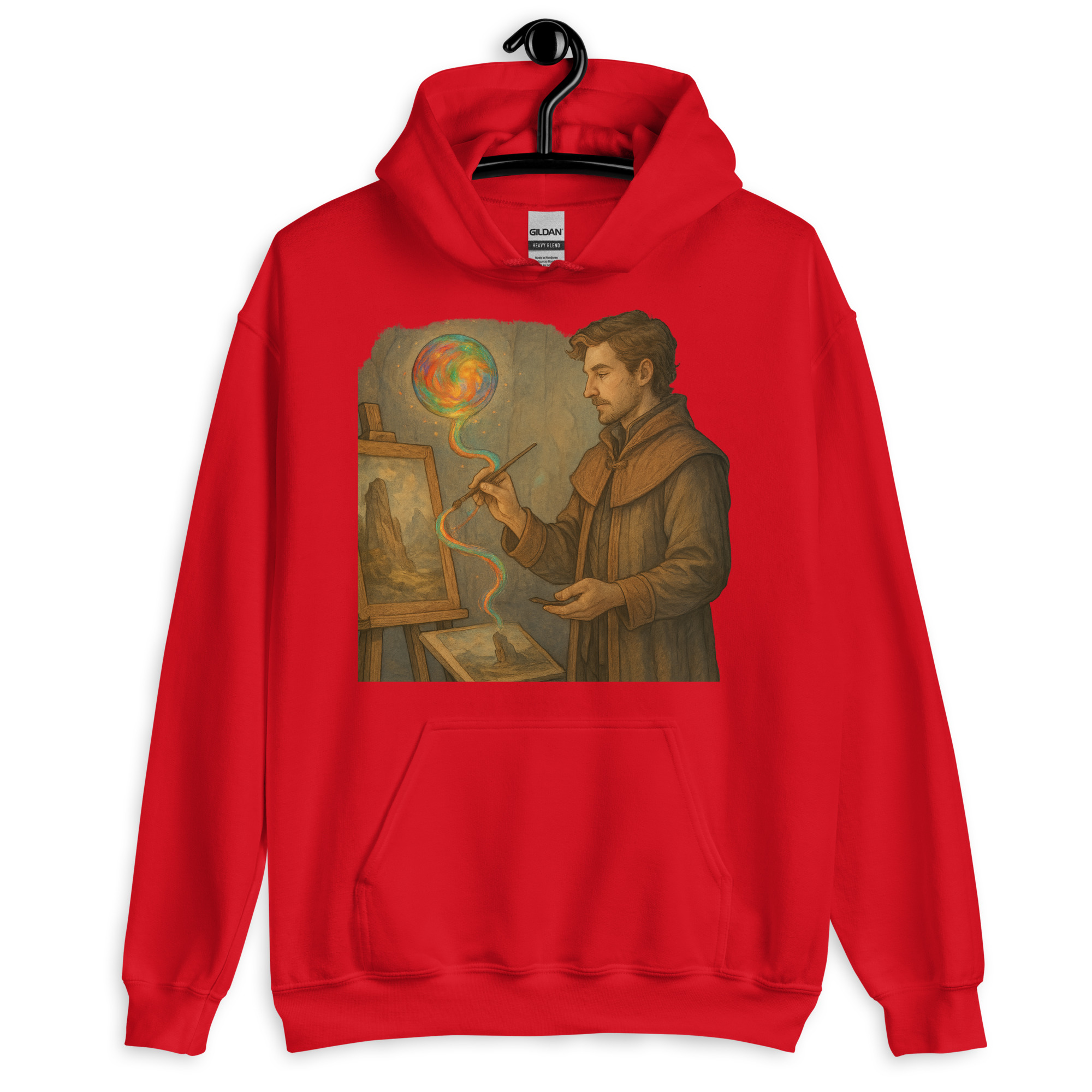 Farbmagier - DTF-Unisex-Kapuzenpullover – Bild 7