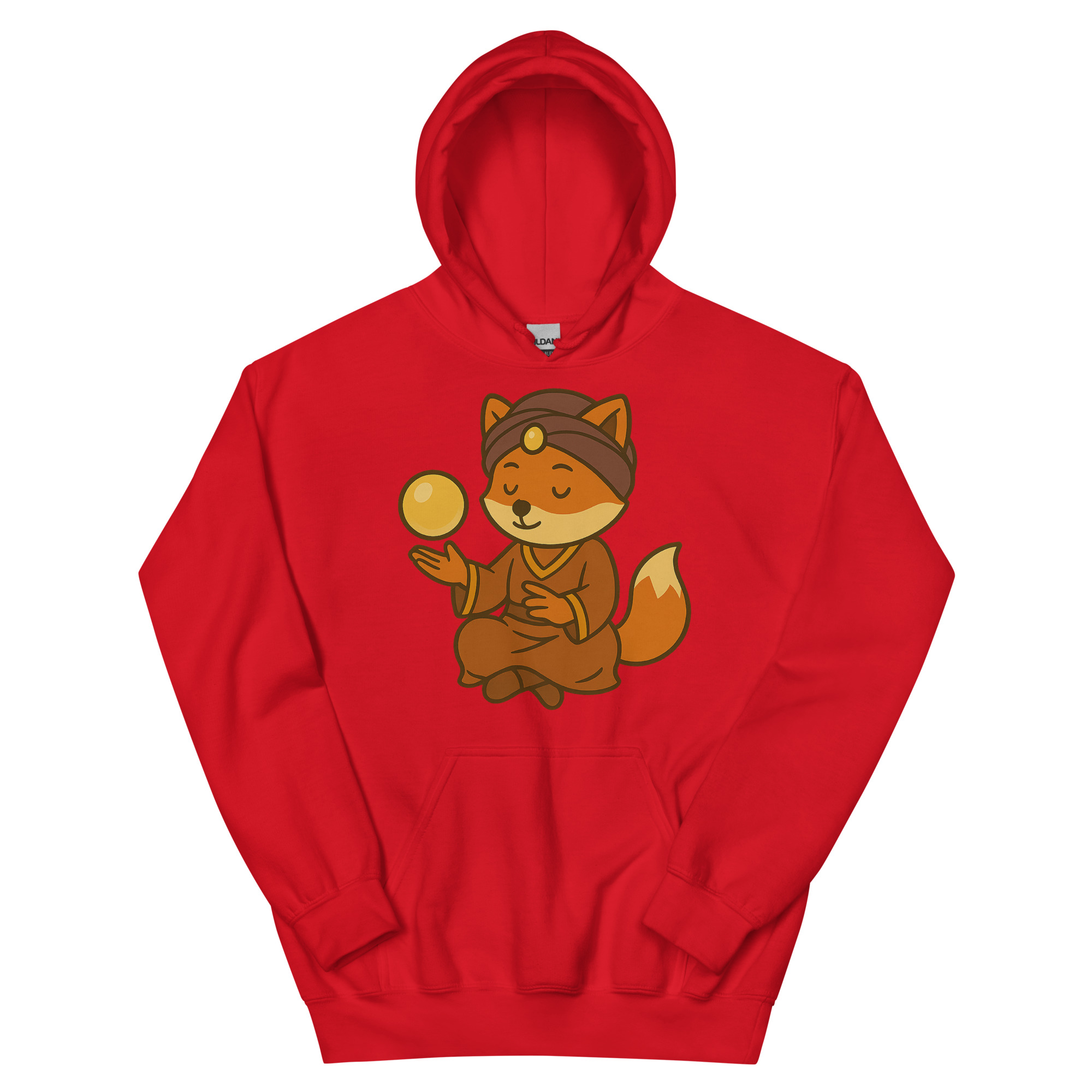 Fuchs-Hellseher - DTF-Unisex-Kapuzenpullover – Bild 7