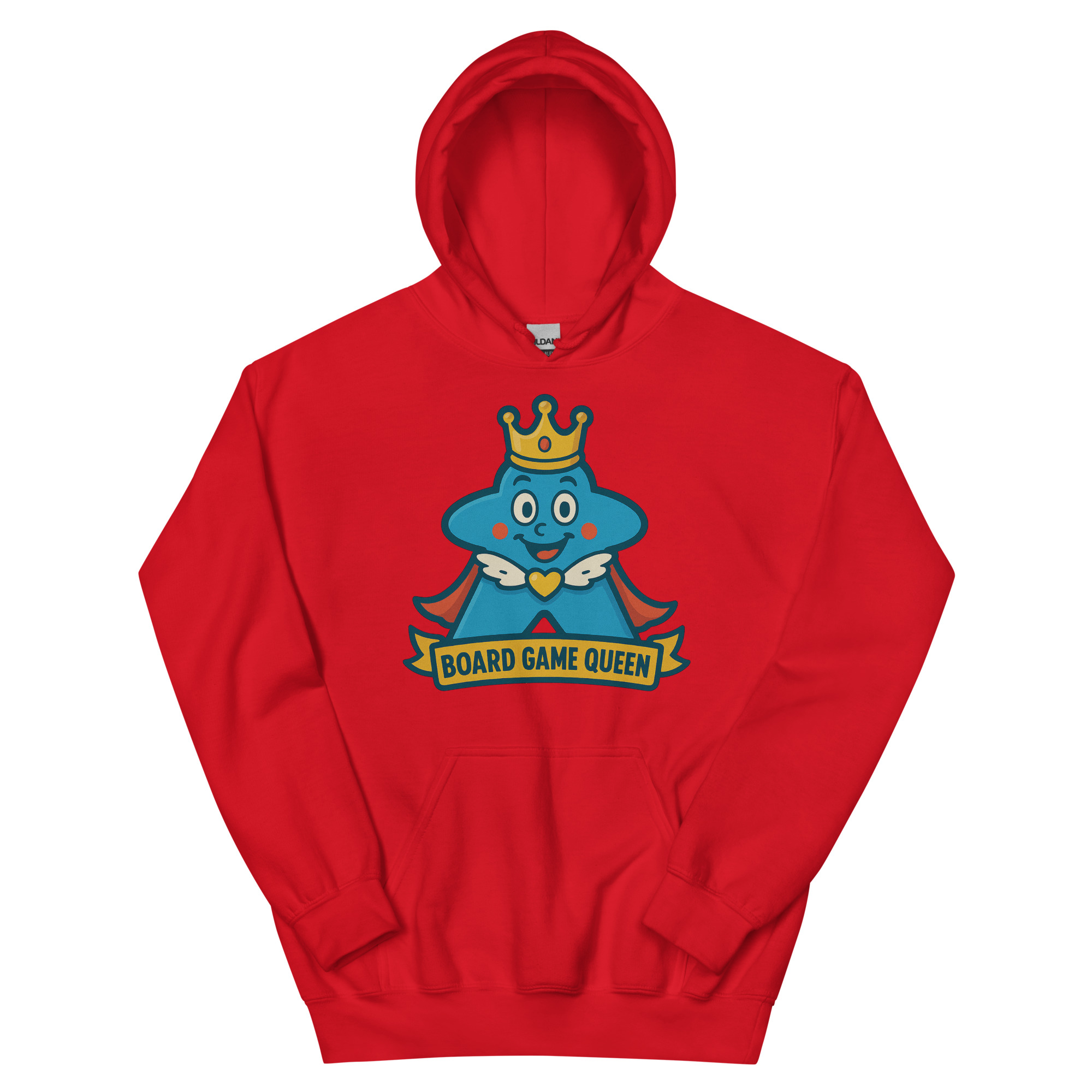 Board Game Queen – Royal Meeple Edition - DTF-Unisex-Kapuzenpullover – Bild 7