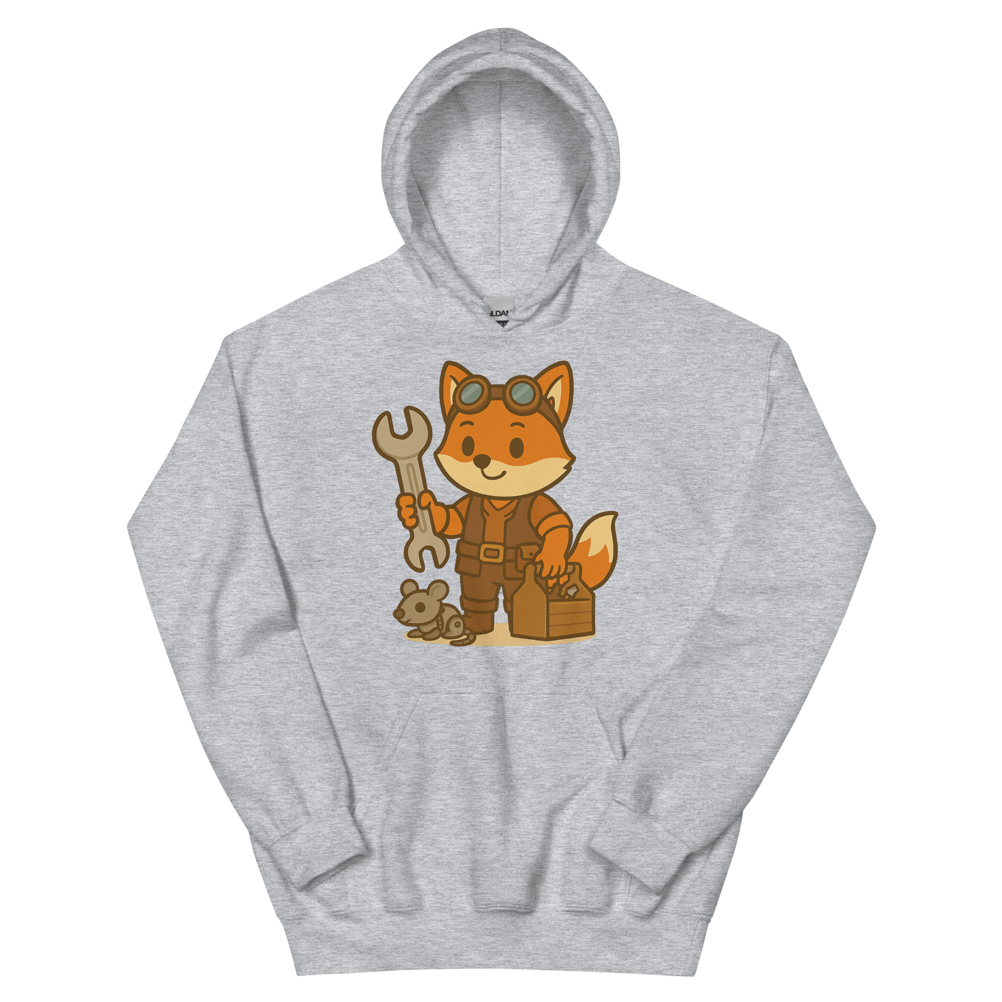 Fuchs Tüftler - DTF-Unisex-Kapuzenpullover – Bild 17