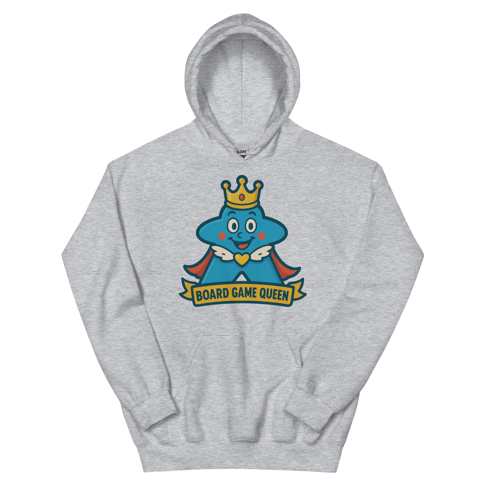 Board Game Queen – Royal Meeple Edition - DTF-Unisex-Kapuzenpullover – Bild 17