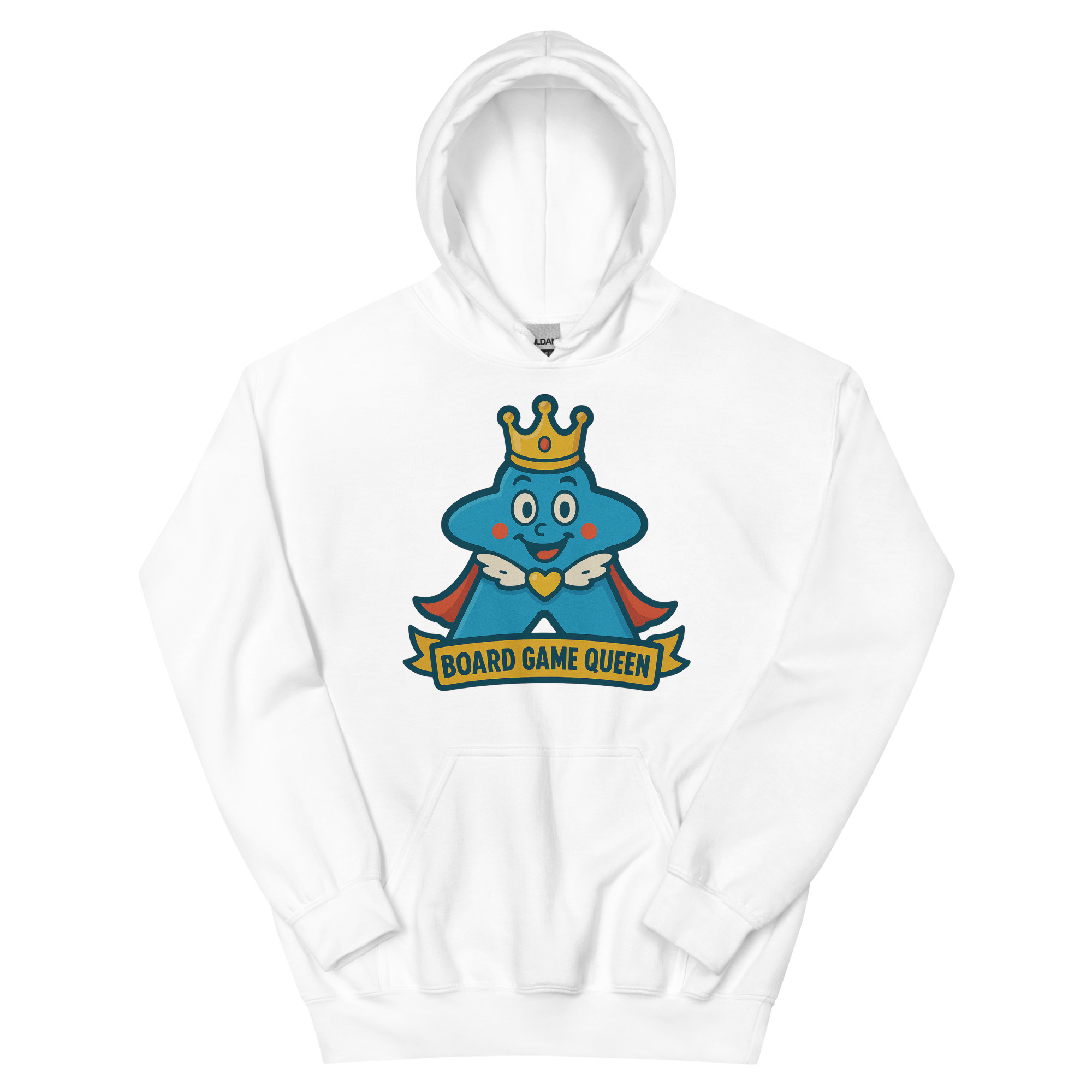 Board Game Queen – Royal Meeple Edition - DTF-Unisex-Kapuzenpullover – Bild 23
