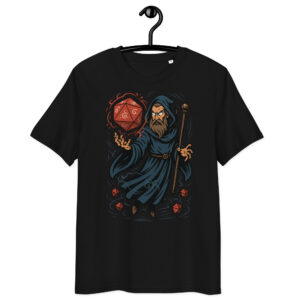 Arcane Dice Mage - DTF-Unisex-Bio-Baumwoll-T-Shirt